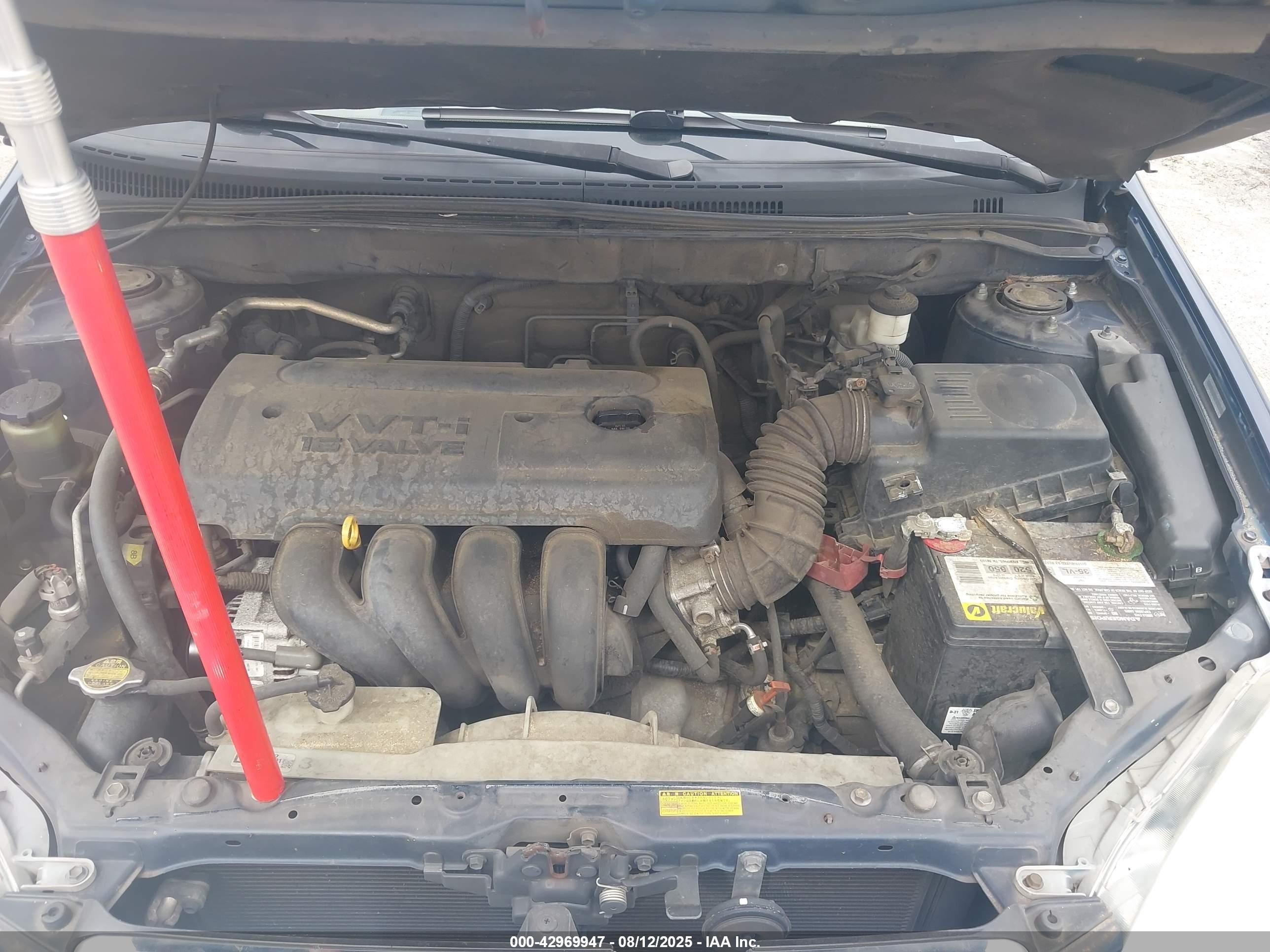 2008 Toyota Corolla Ce Blue vin: 1NXBR32EX8Z975467