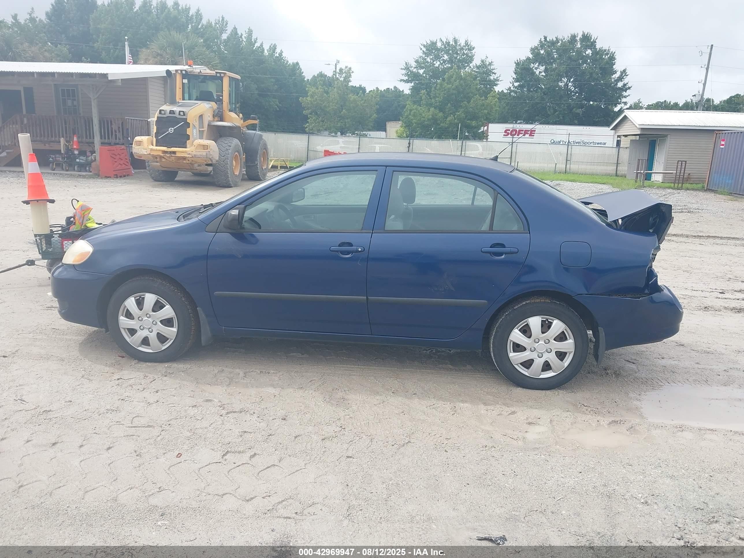 2008 Toyota Corolla Ce Blue vin: 1NXBR32EX8Z975467