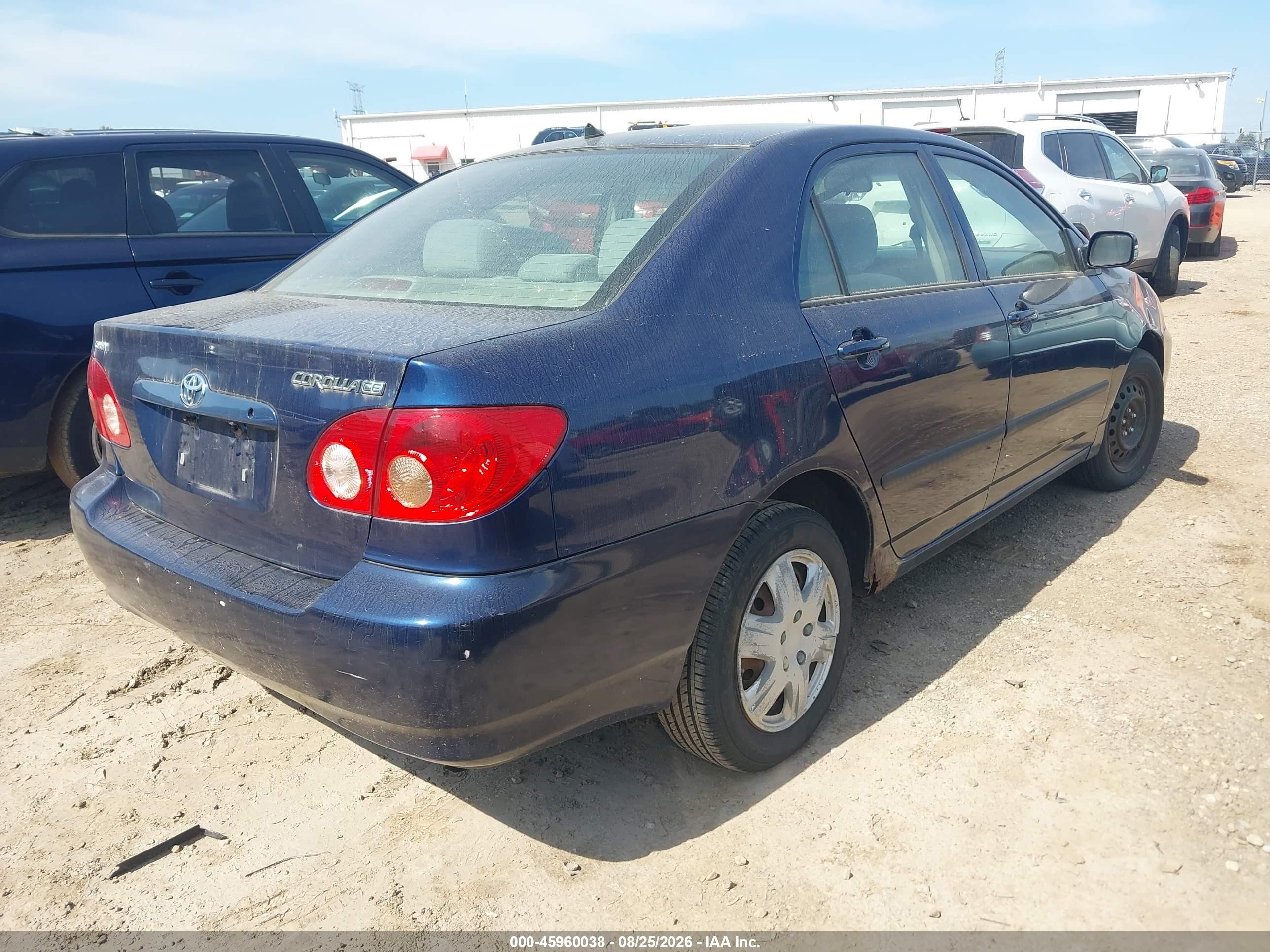 2008 Toyota Corolla Ce Синий vin: 1NXBR32EX8Z976540