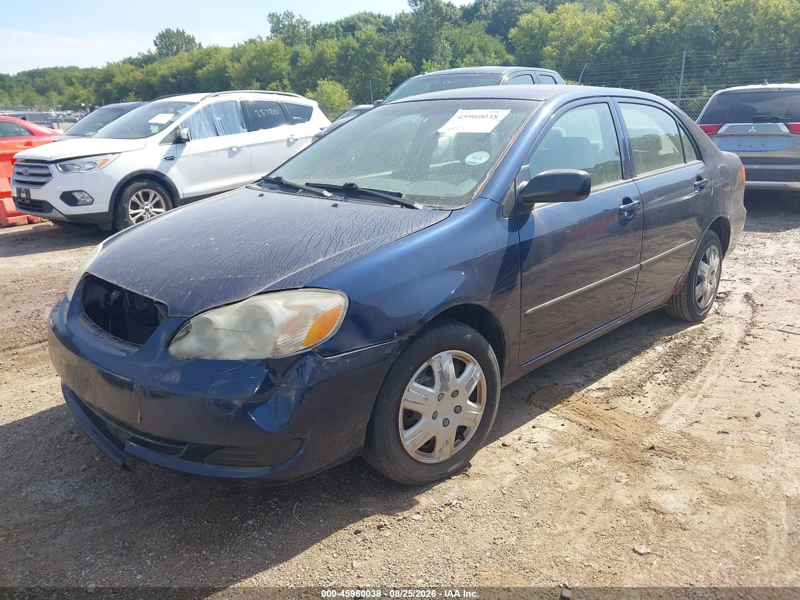2008 Toyota Corolla Ce Синий vin: 1NXBR32EX8Z976540