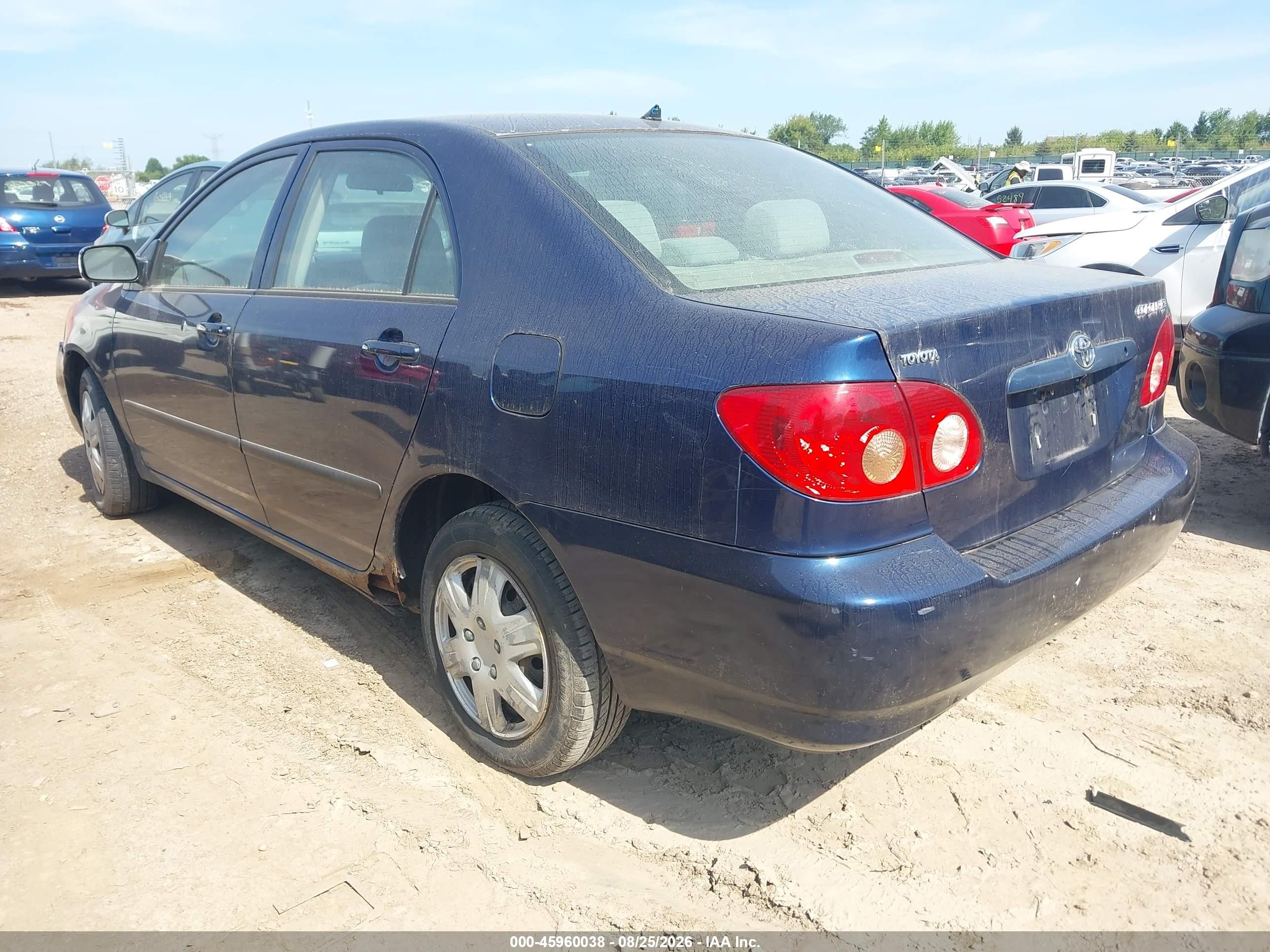 2008 Toyota Corolla Ce Синий vin: 1NXBR32EX8Z976540