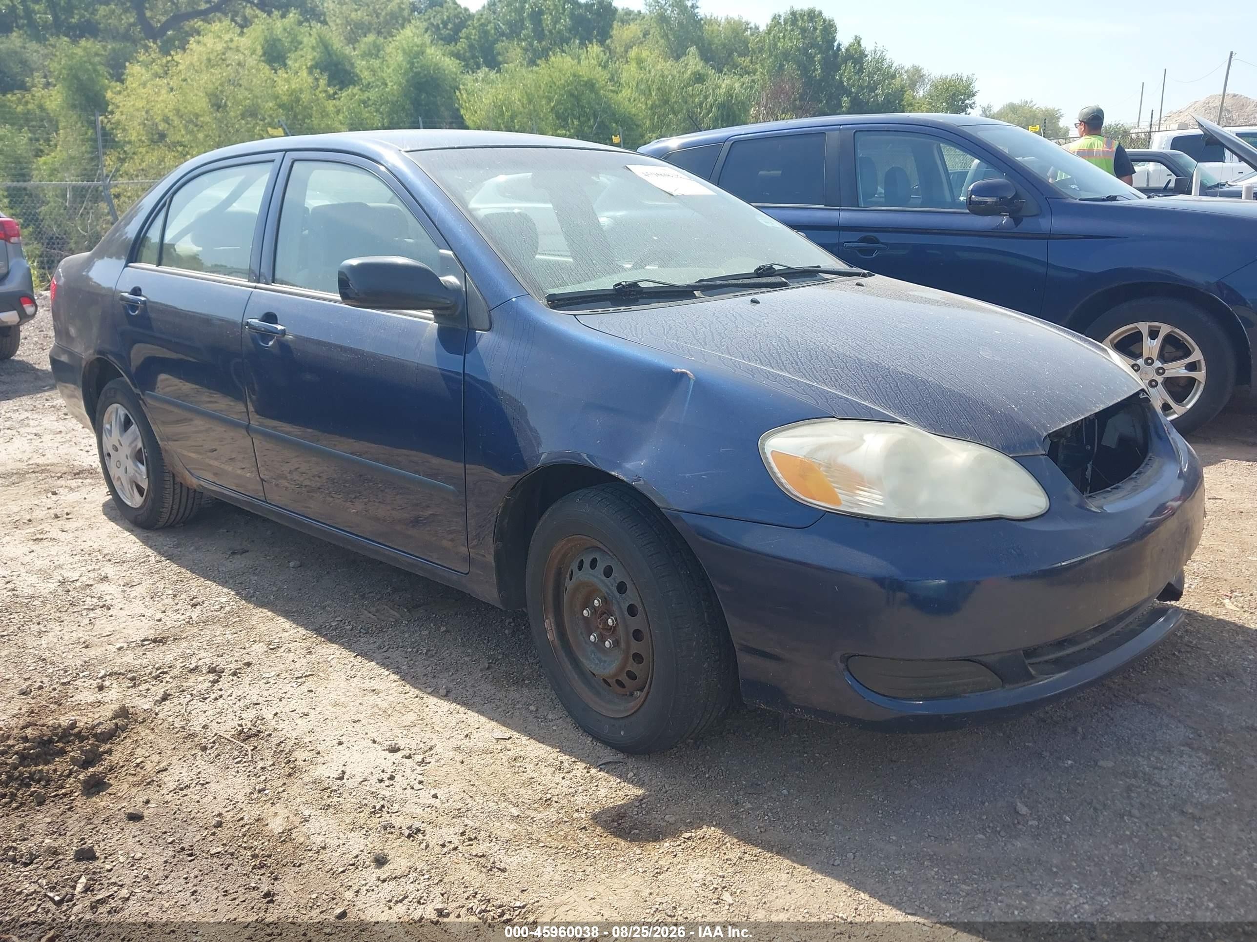 2008 Toyota Corolla Ce Синий vin: 1NXBR32EX8Z976540