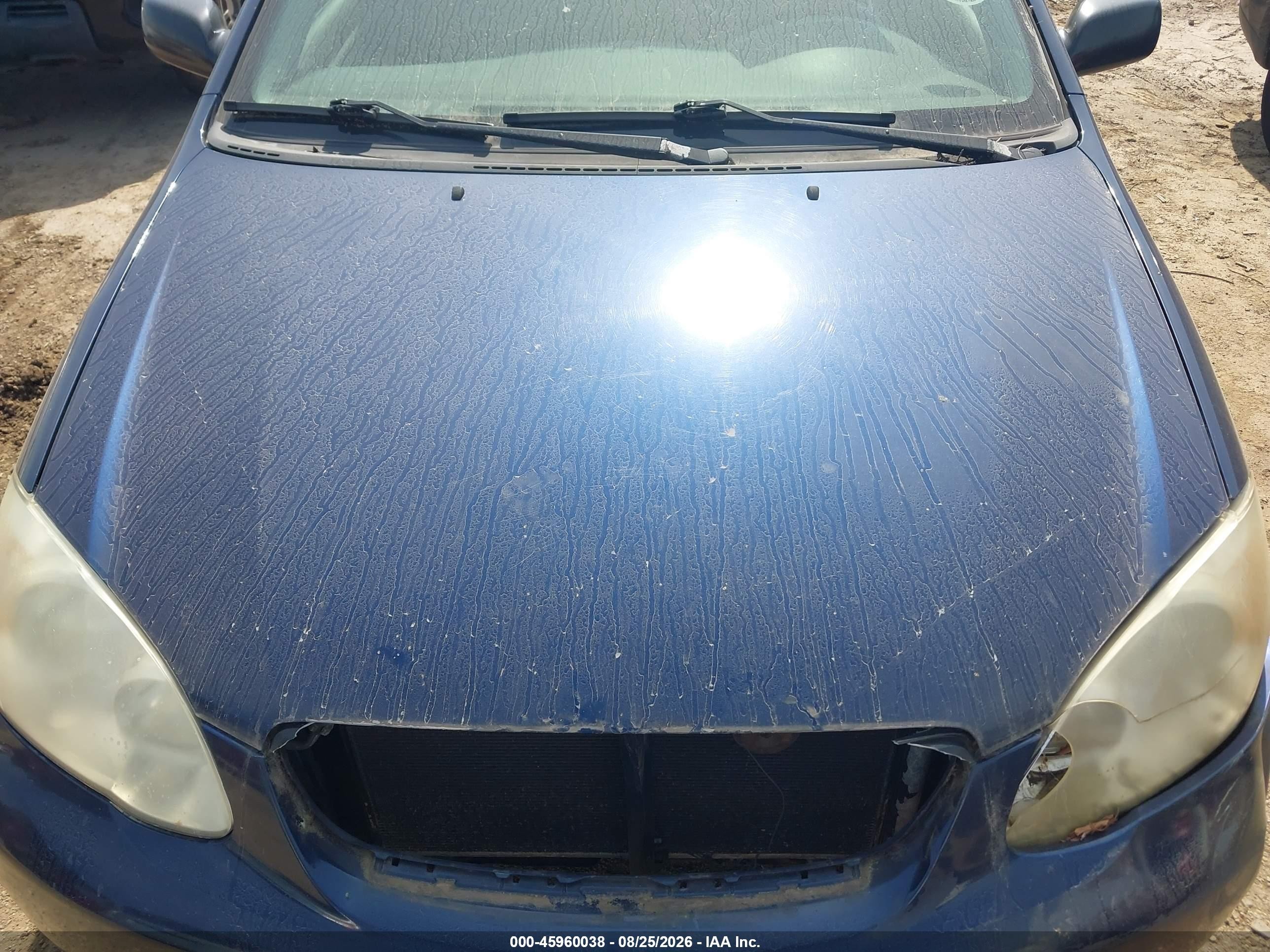 2008 Toyota Corolla Ce Синий vin: 1NXBR32EX8Z976540