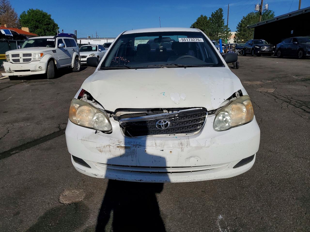 2008 Toyota Corolla Ce White vin: 1NXBR32EX8Z985349