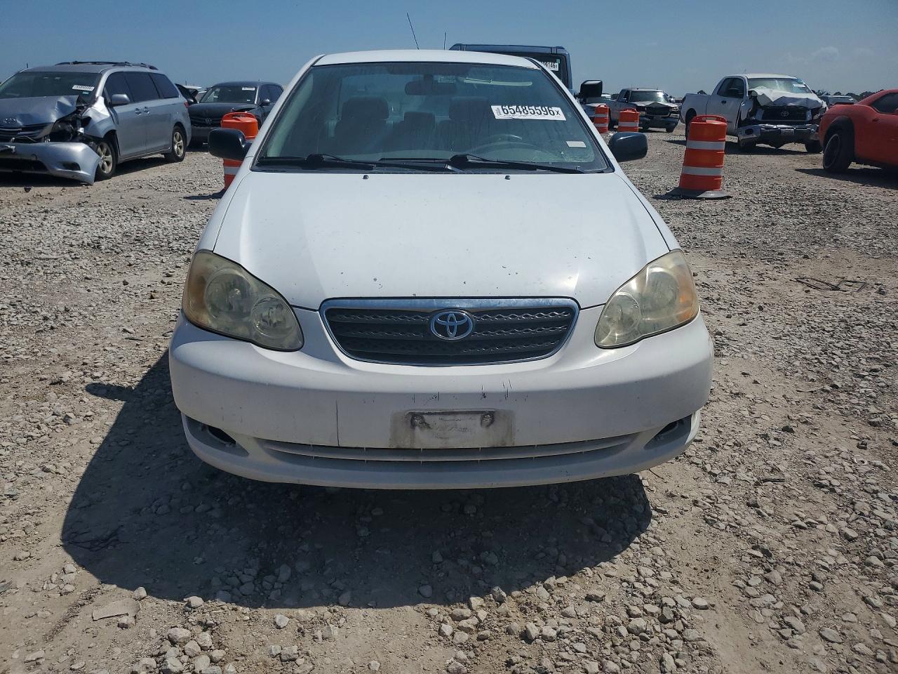 2008 Toyota Corolla Ce White vin: 1NXBR32EX8Z989241