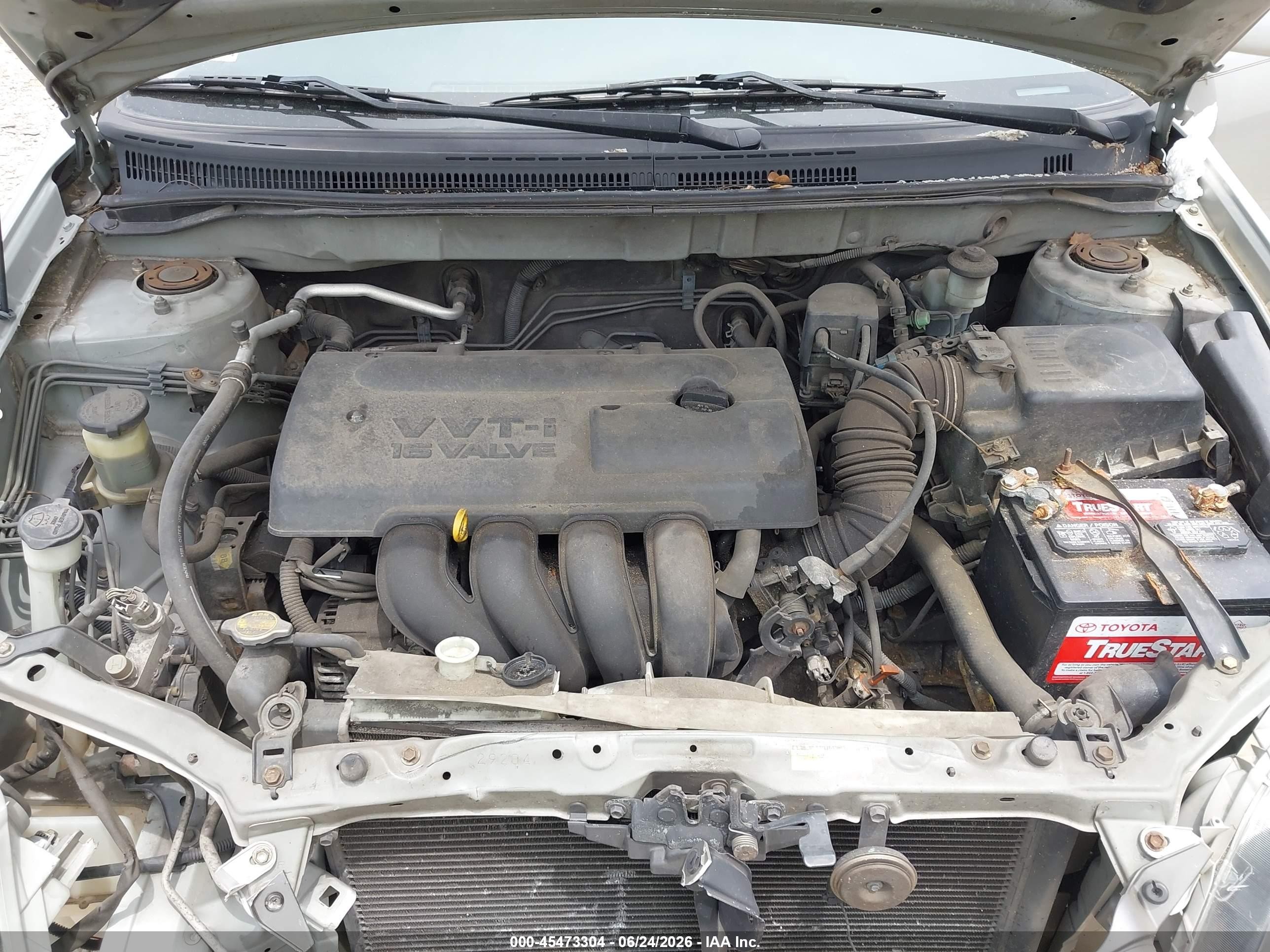 2003 Toyota Corolla S Silver vin: 1NXBR38E53Z075124