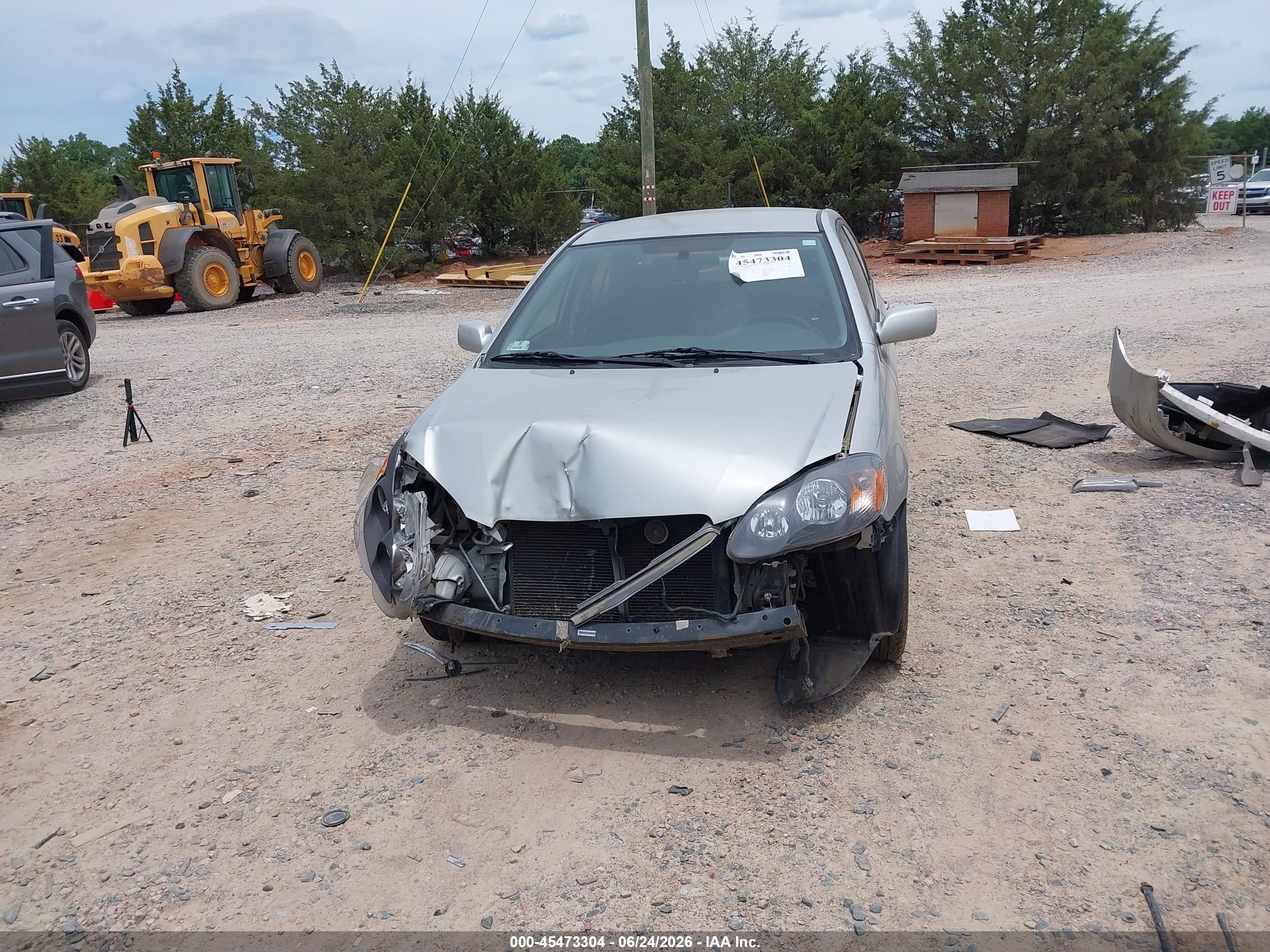 2003 Toyota Corolla S Silver vin: 1NXBR38E53Z075124