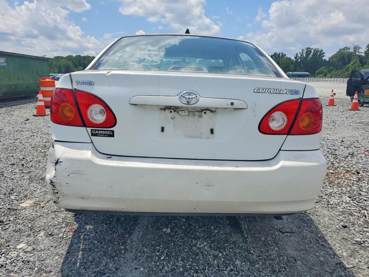 2003 Toyota Corolla Le Белый vin: 1NXBR38E63Z175734