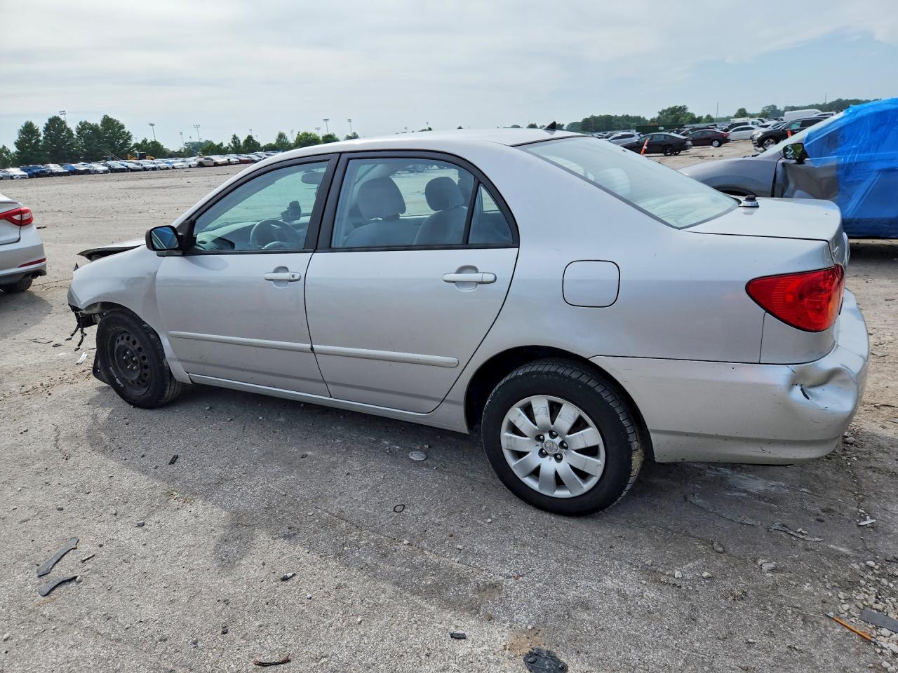 2004 Toyota Corolla Le Silver vin: 1NXBR38E64Z321552