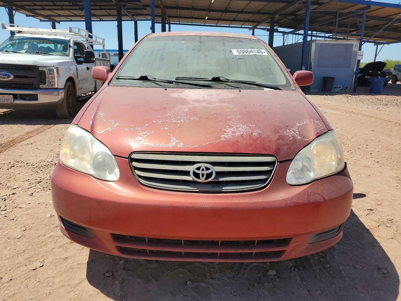 2004 Toyota Corolla Le Красный vin: 1NXBR38E74Z304159