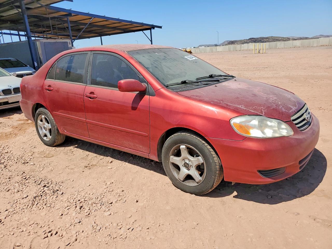 2004 Toyota Corolla Le Красный vin: 1NXBR38E74Z304159