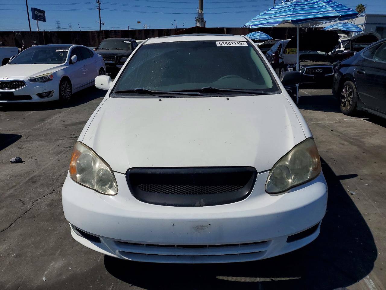 2003 Toyota Corolla Le Белый vin: 1NXBR38EX3Z038246