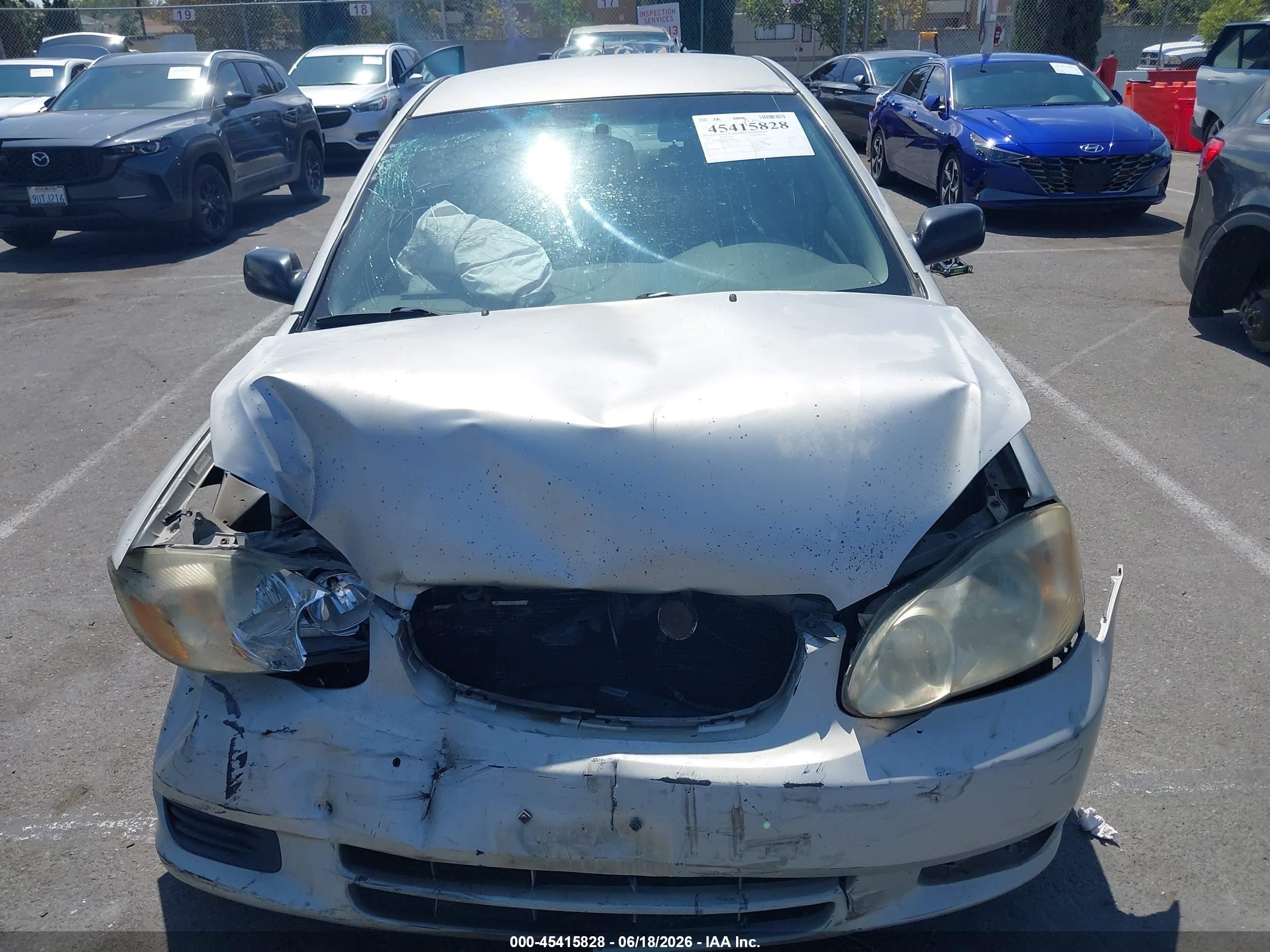 2003 Toyota Corolla Ce Silver vin: 1NXBR38EX3Z148908