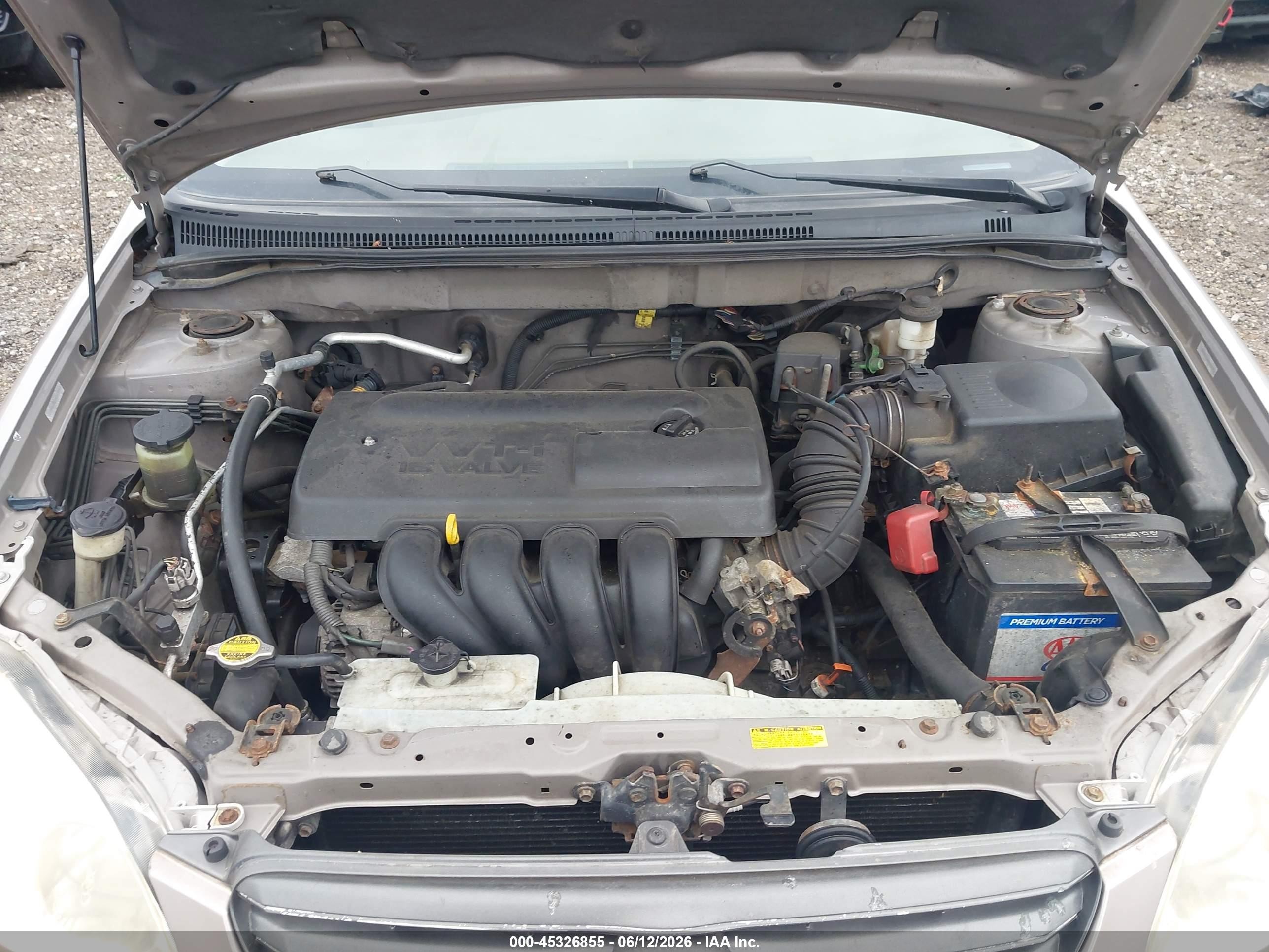 2003 Toyota Corolla Le Champagne vin: 1NXBR38EX3Z175350