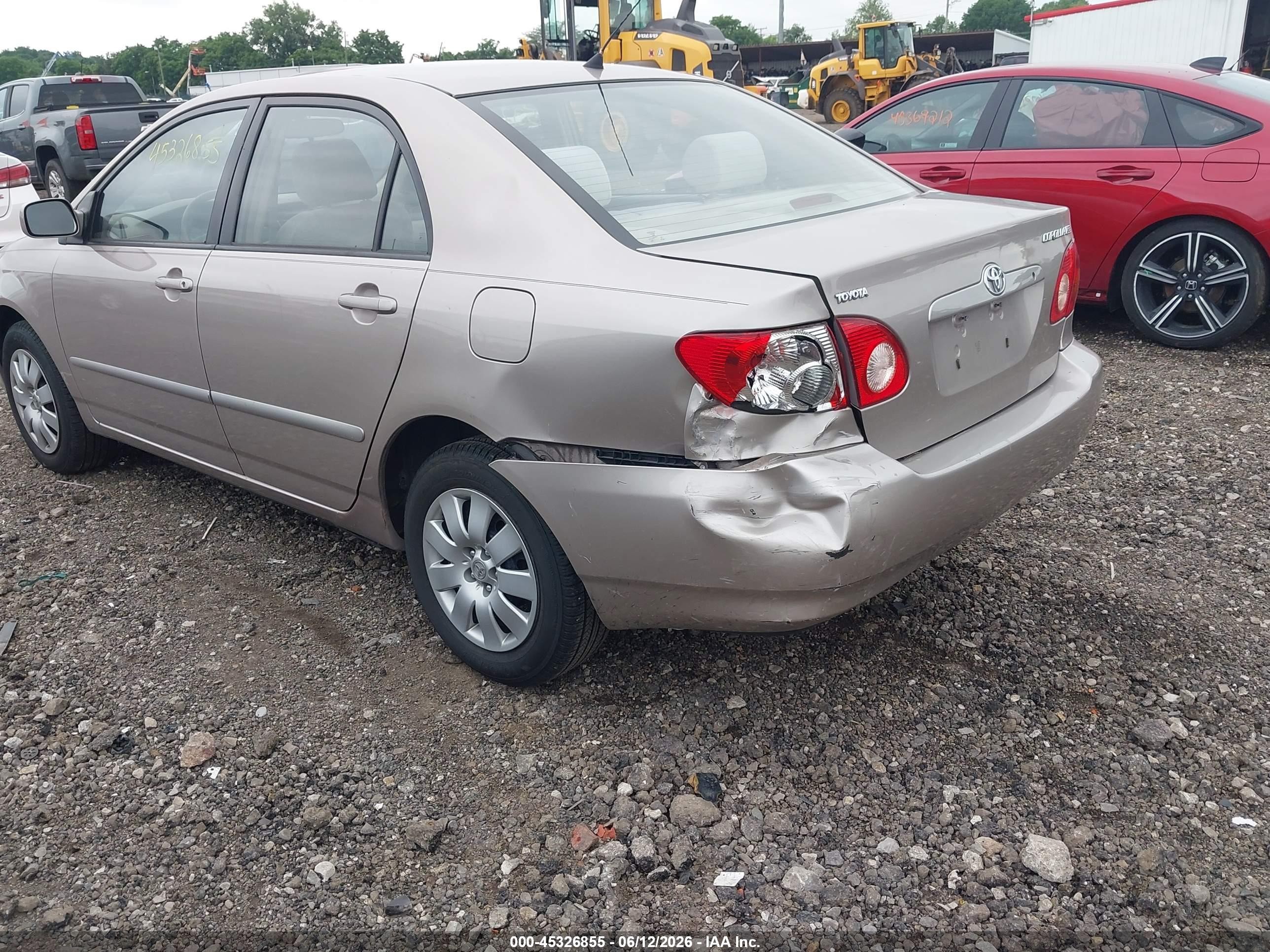 2003 Toyota Corolla Le Champagne vin: 1NXBR38EX3Z175350