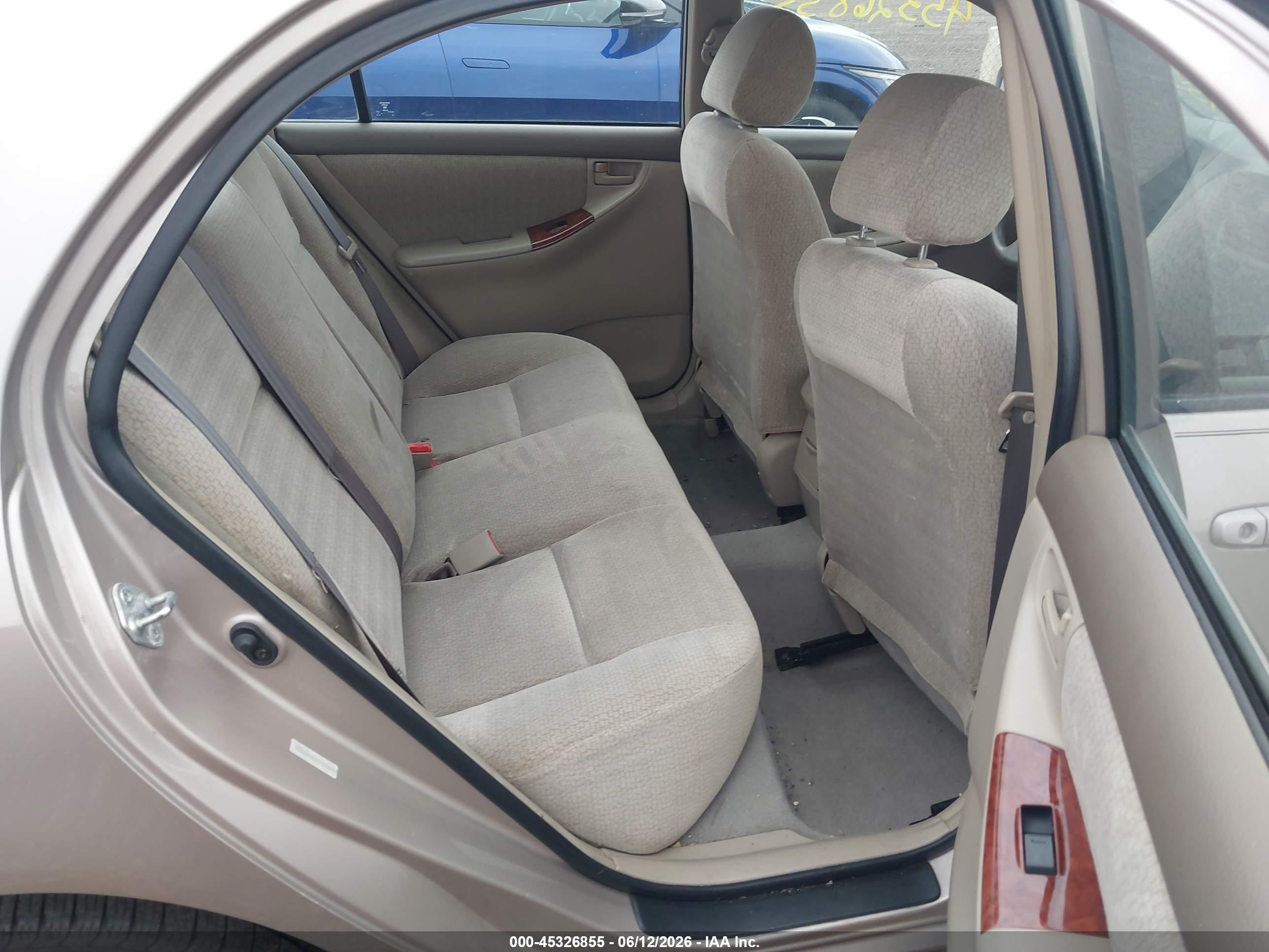 2003 Toyota Corolla Le Champagne vin: 1NXBR38EX3Z175350