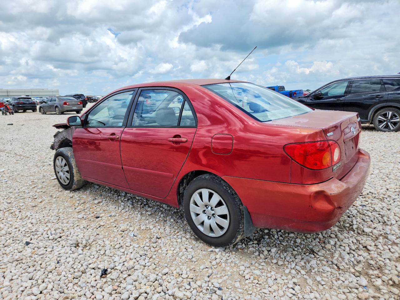 2004 Toyota Corolla Le Red vin: 1NXBR38EX4Z243972