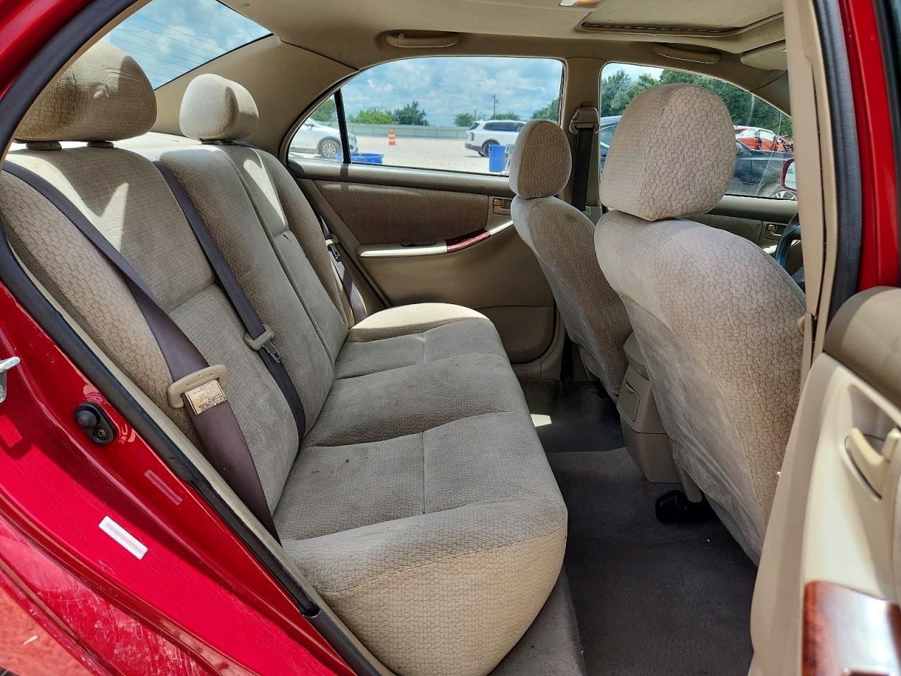 2004 Toyota Corolla Le Red vin: 1NXBR38EX4Z243972