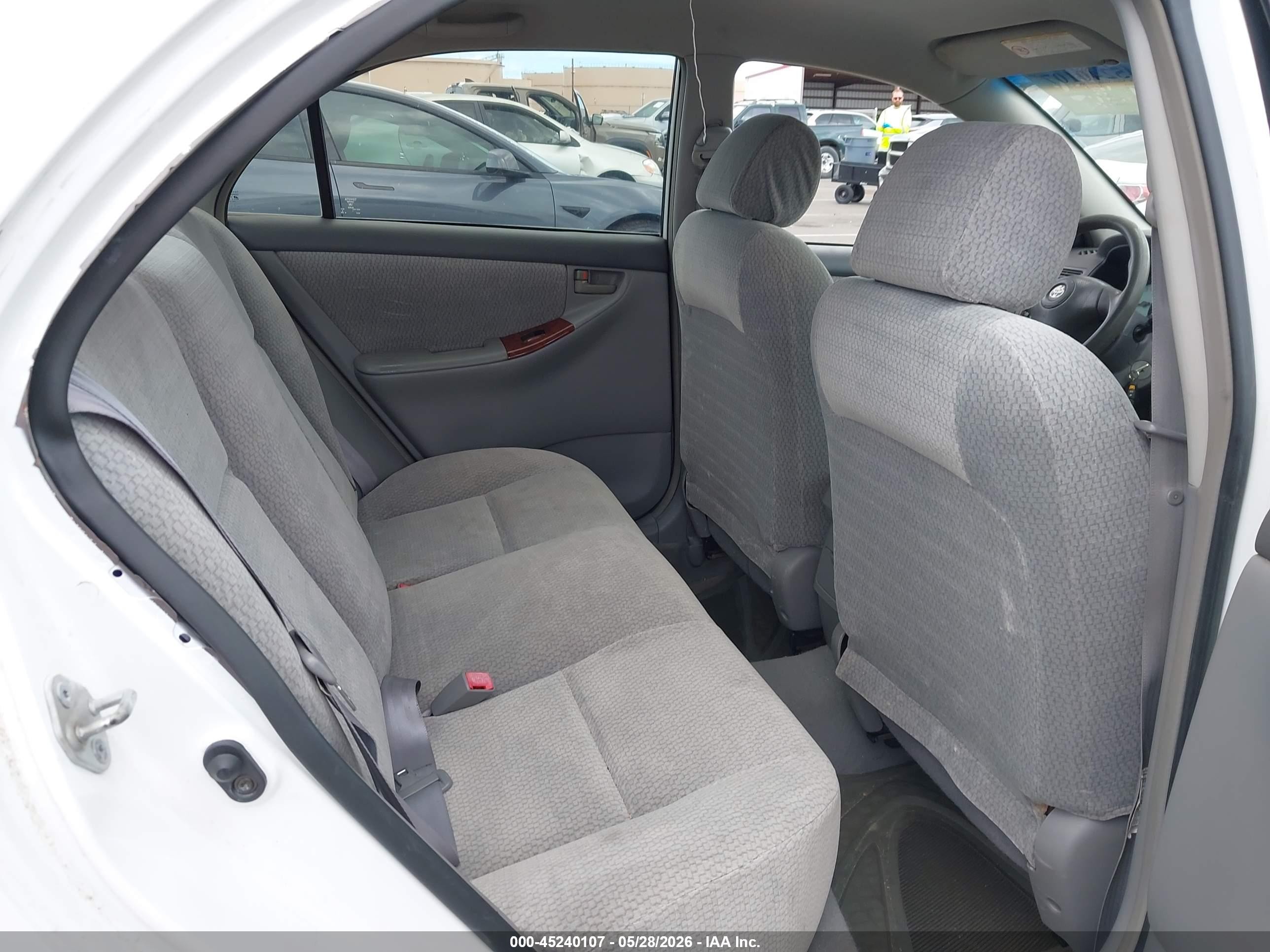 2003 Toyota Corolla   White vin: 1NXBR3HEX3D075099