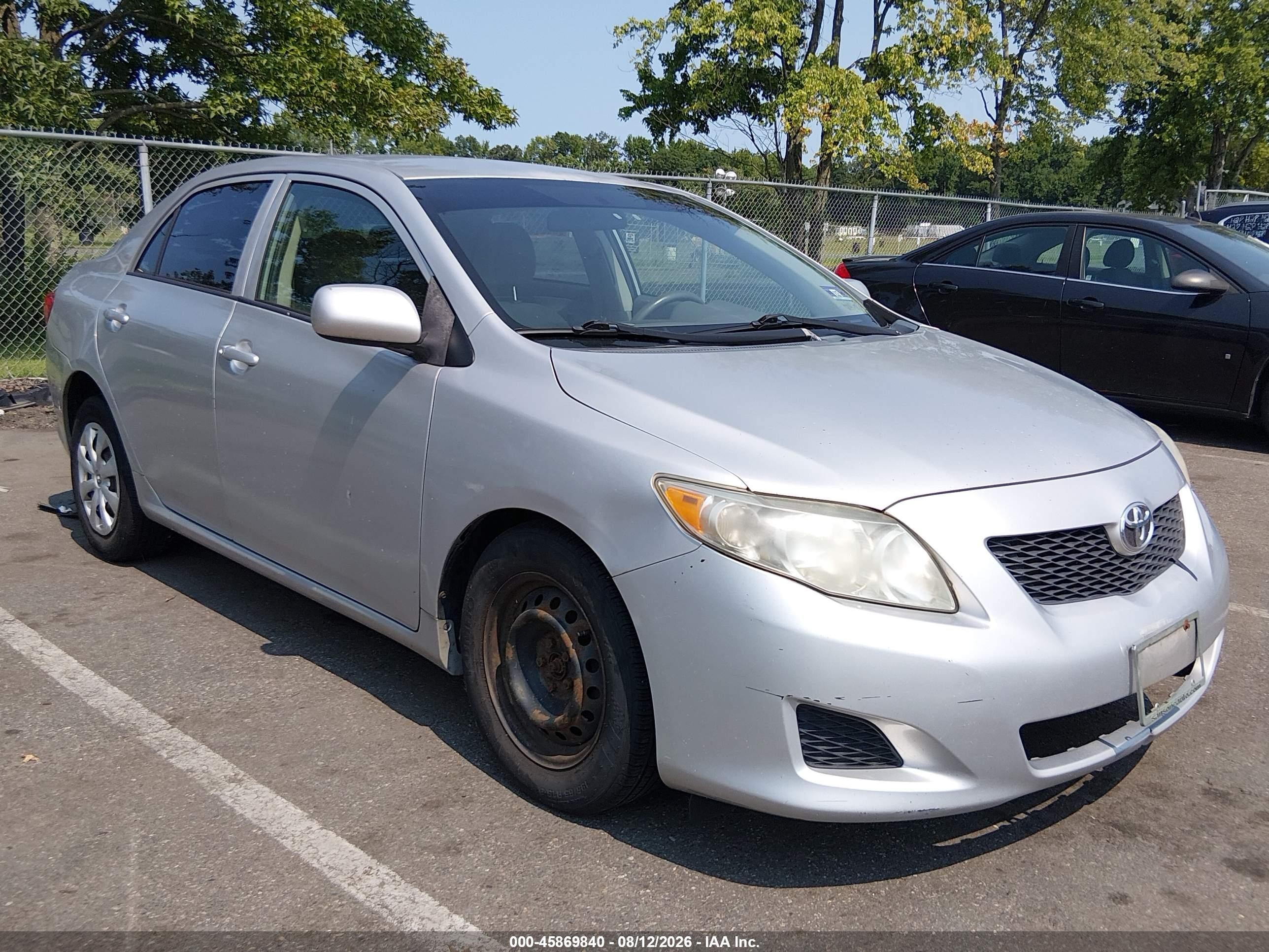 2009 Toyota Corolla Le Gray vin: 1NXBU40E09Z018404