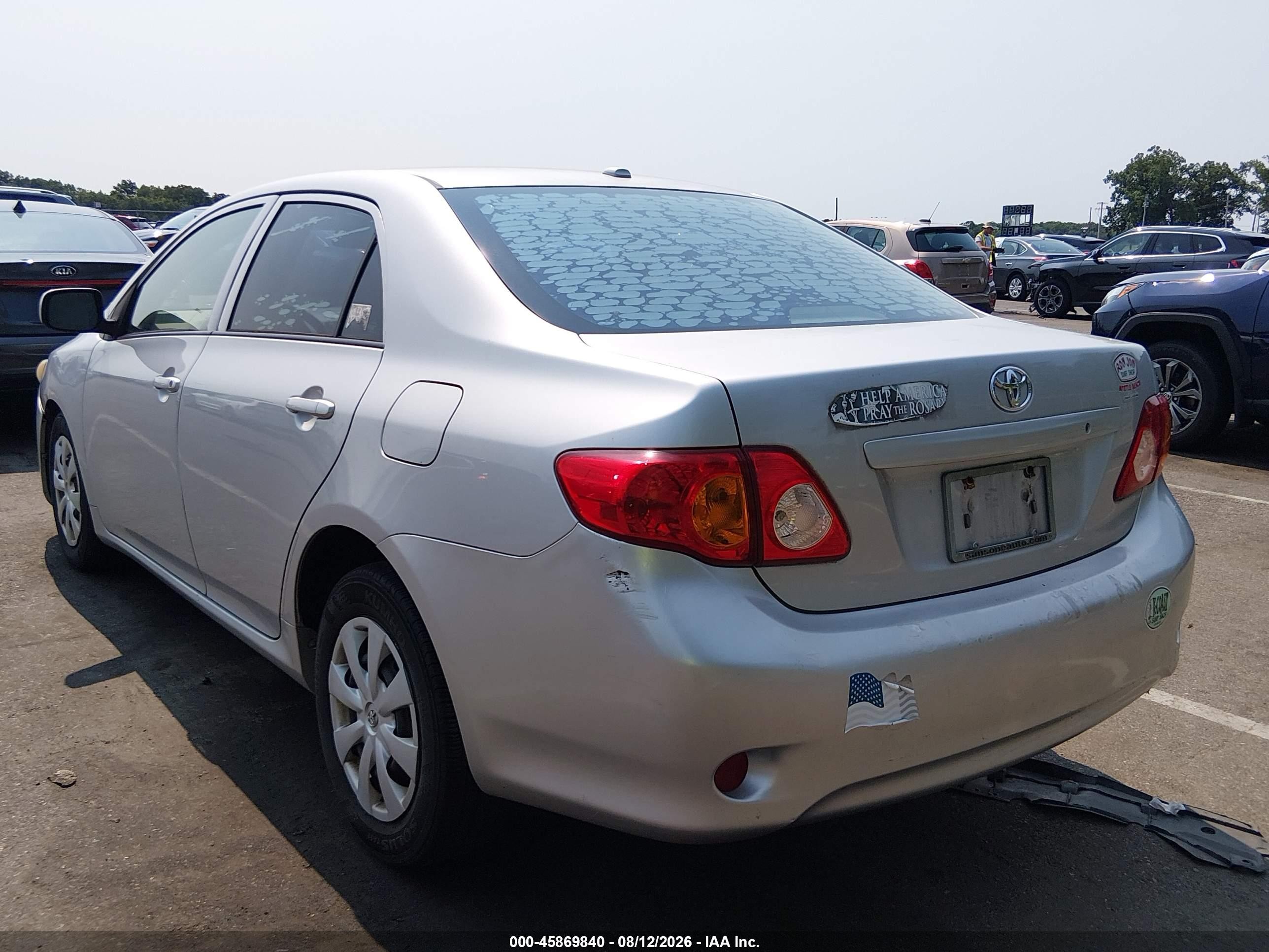 2009 Toyota Corolla Le Gray vin: 1NXBU40E09Z018404