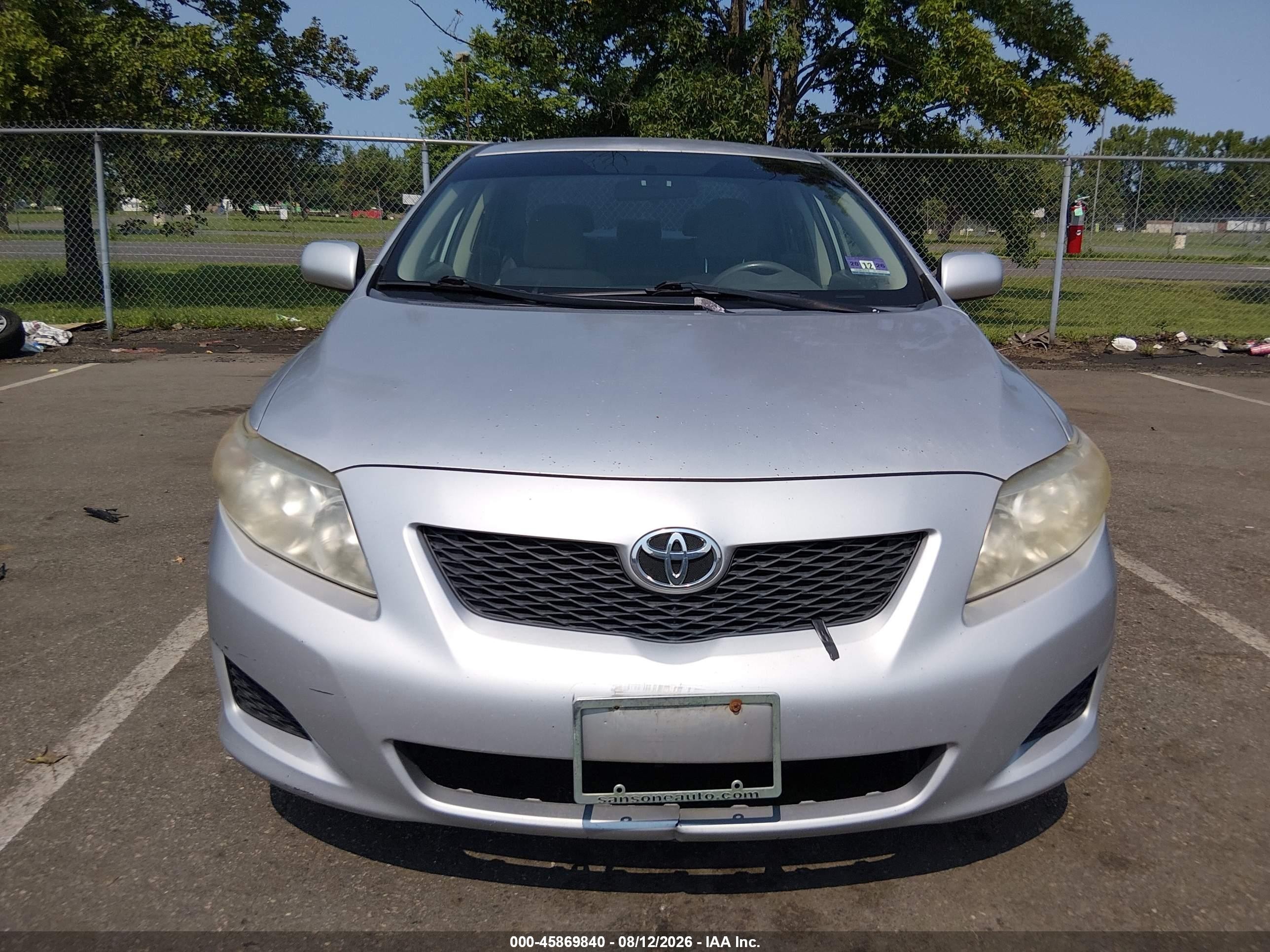 2009 Toyota Corolla Le Gray vin: 1NXBU40E09Z018404