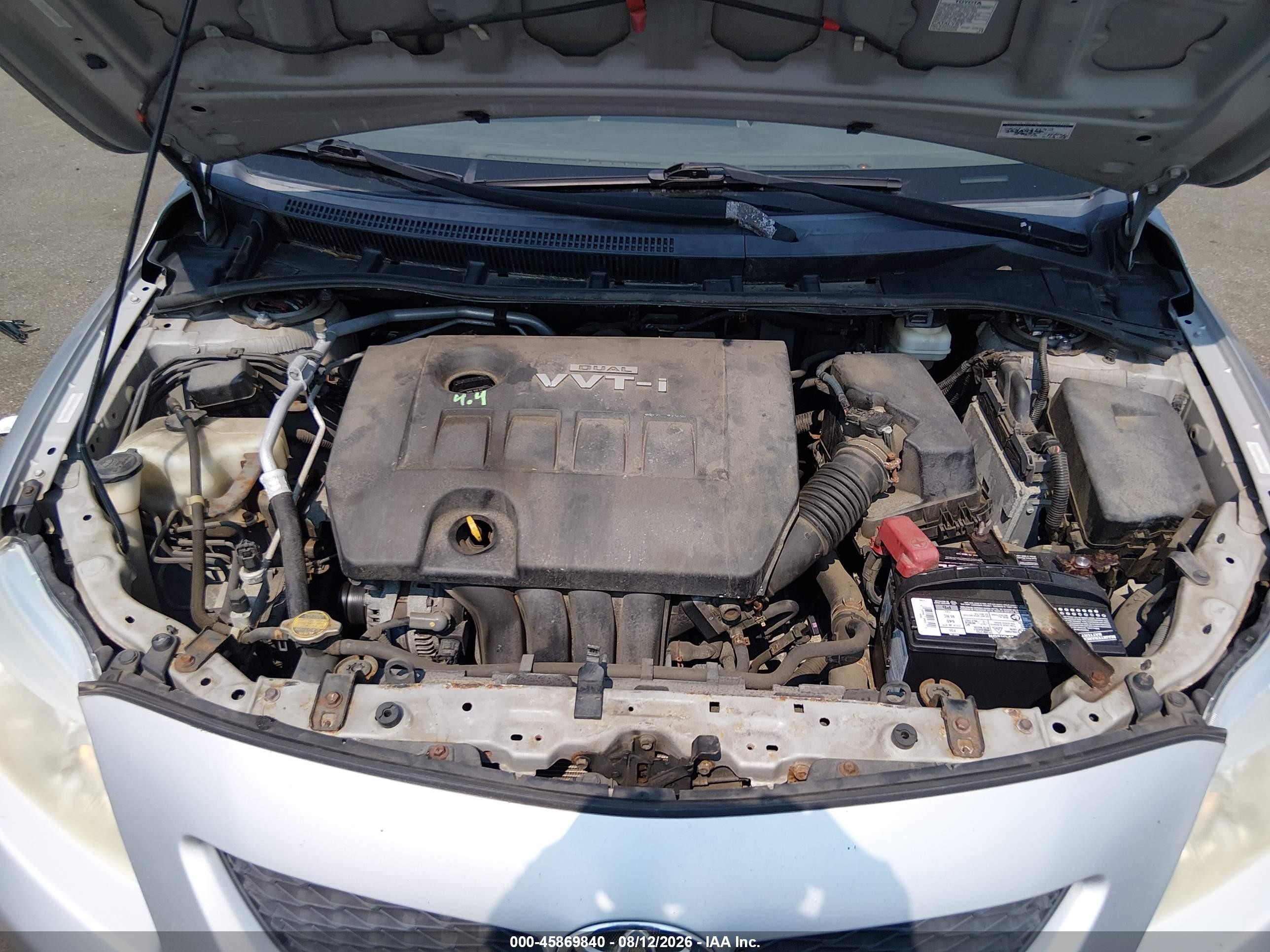 2009 Toyota Corolla Le Gray vin: 1NXBU40E09Z018404