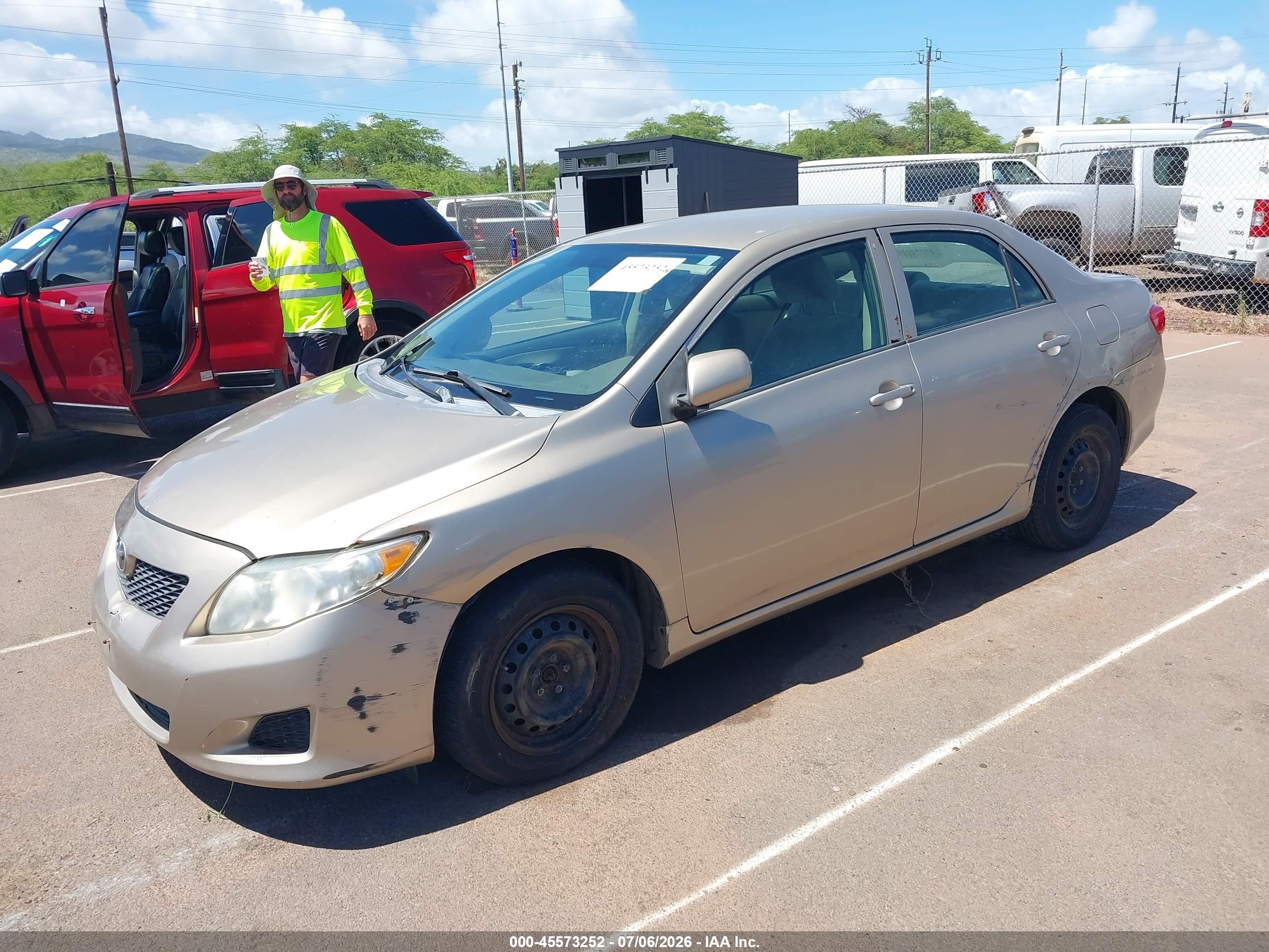 2009 Toyota Corolla Le/s/xle Gold vin: 1NXBU40E09Z027801