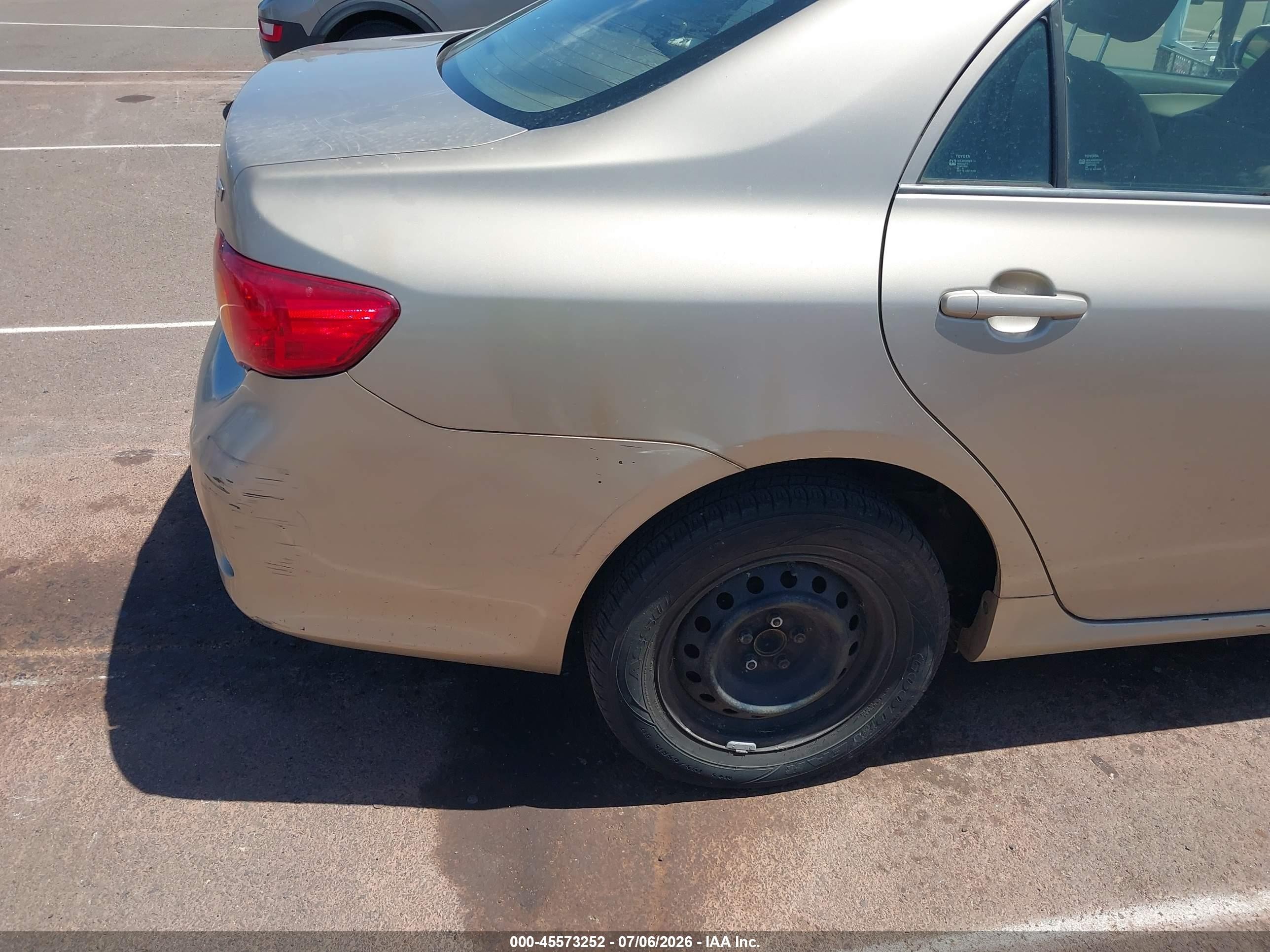 2009 Toyota Corolla Le/s/xle Gold vin: 1NXBU40E09Z027801