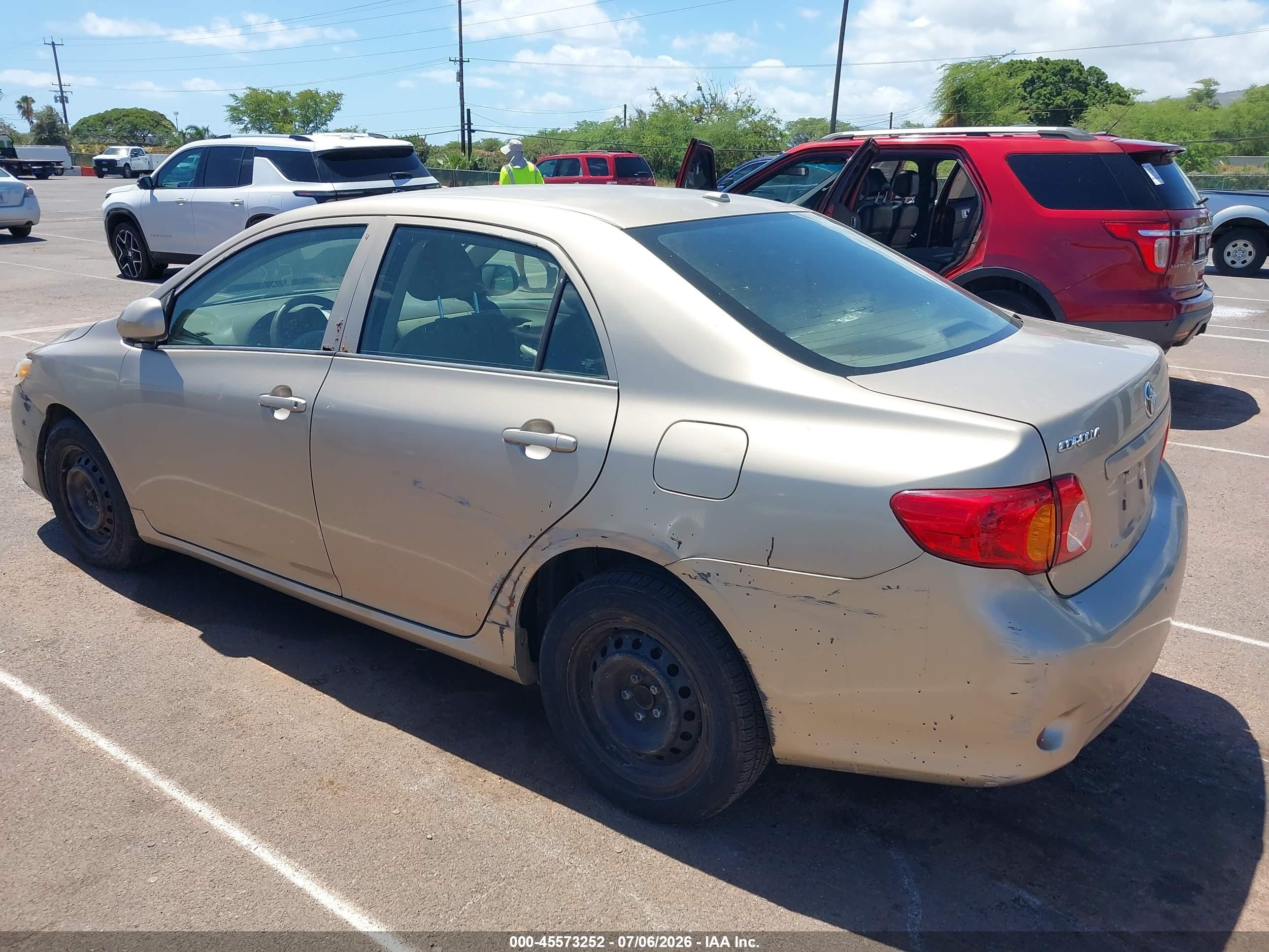 2009 Toyota Corolla Le/s/xle Gold vin: 1NXBU40E09Z027801