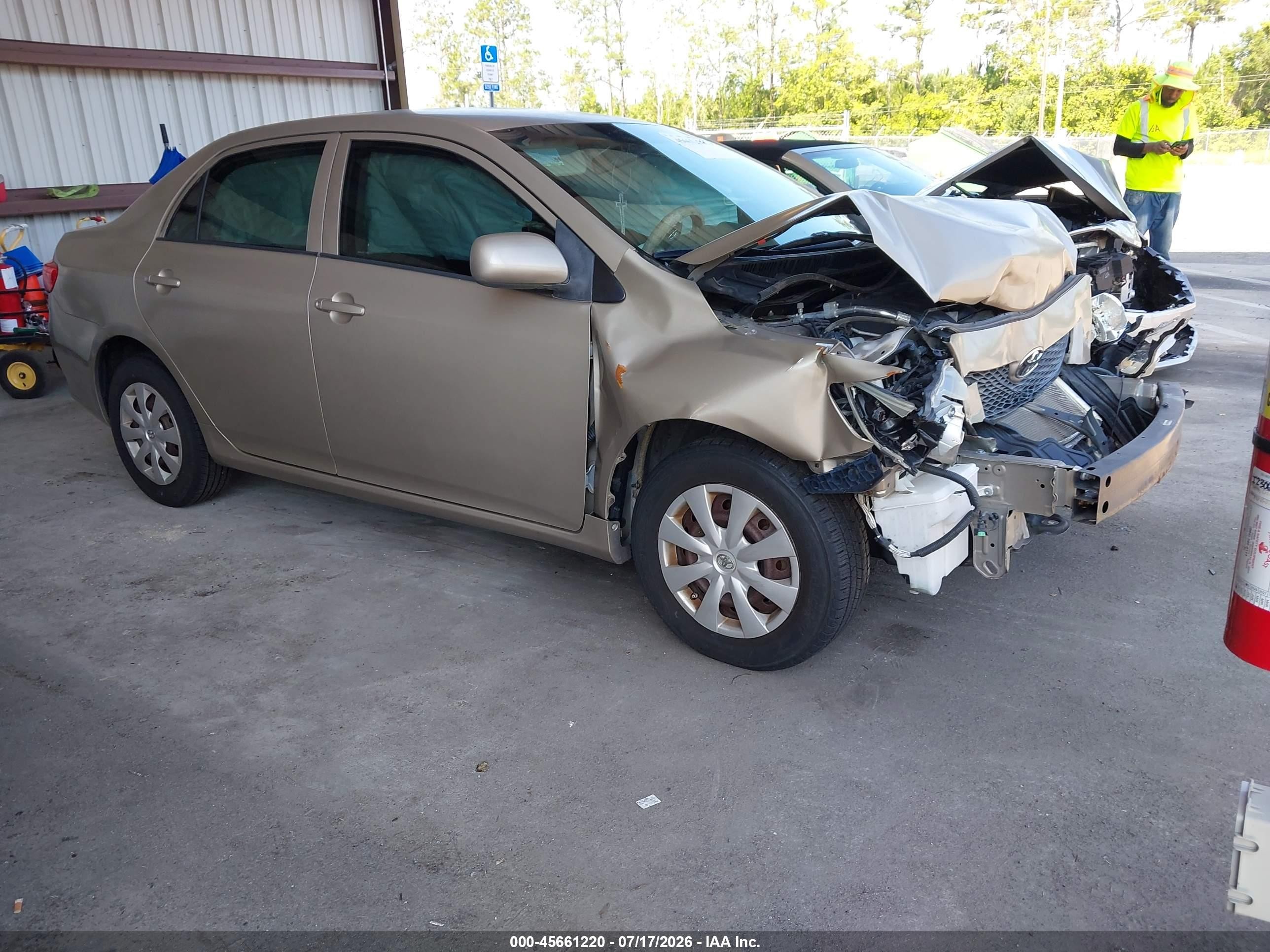 2009 Toyota Corolla Le Tan vin: 1NXBU40E09Z050558