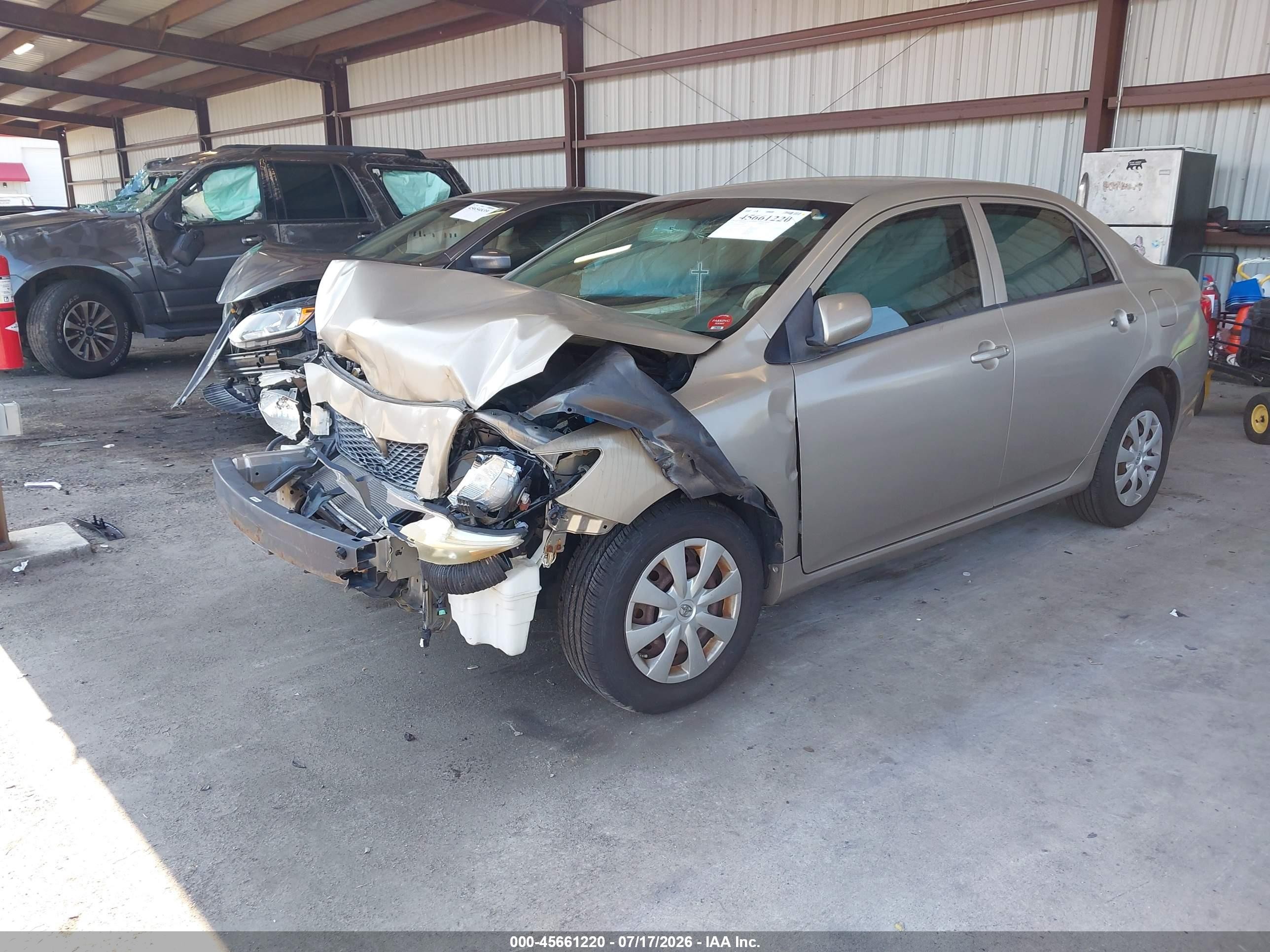 2009 Toyota Corolla Le Tan vin: 1NXBU40E09Z050558