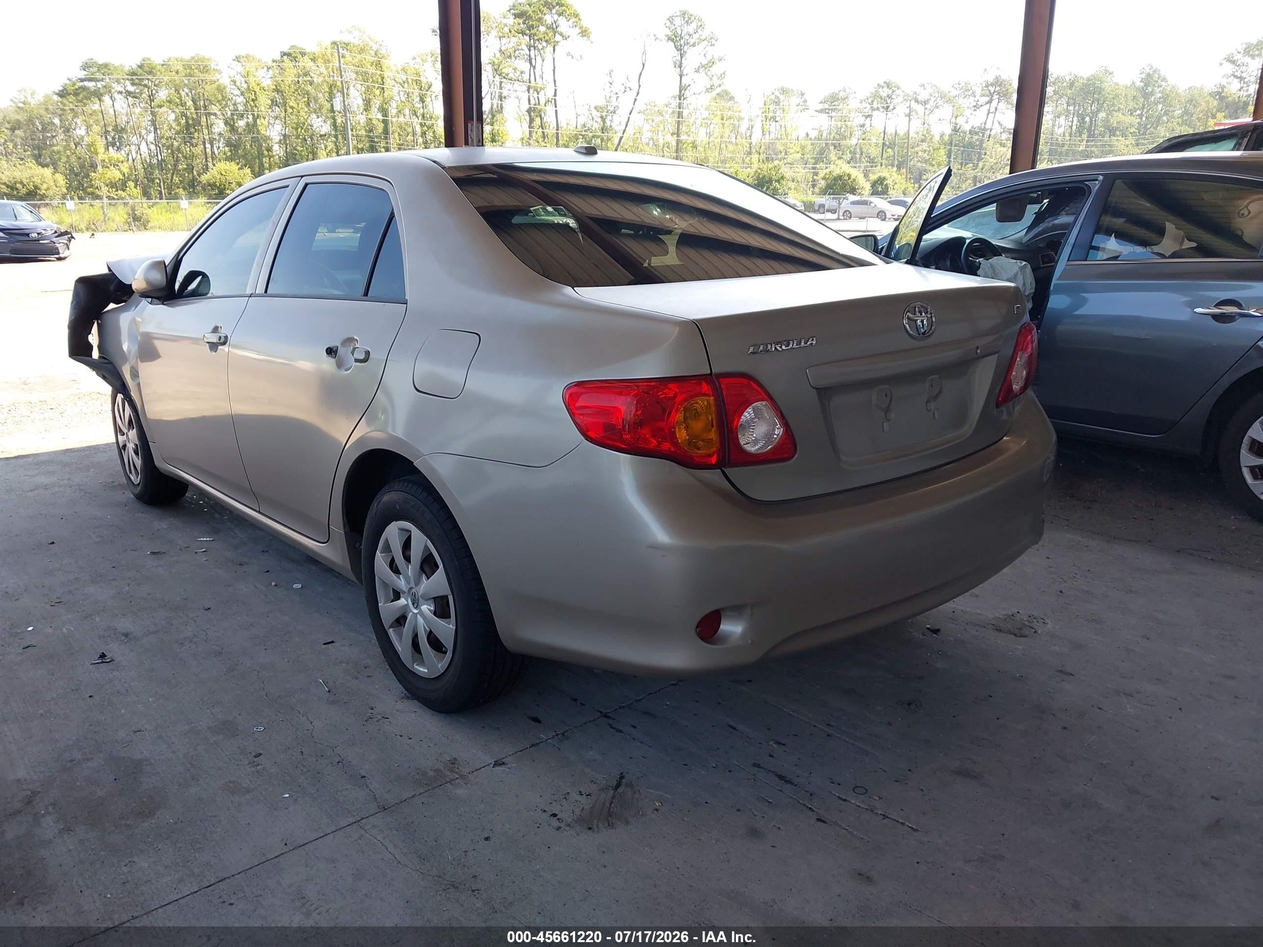 2009 Toyota Corolla Le Tan vin: 1NXBU40E09Z050558