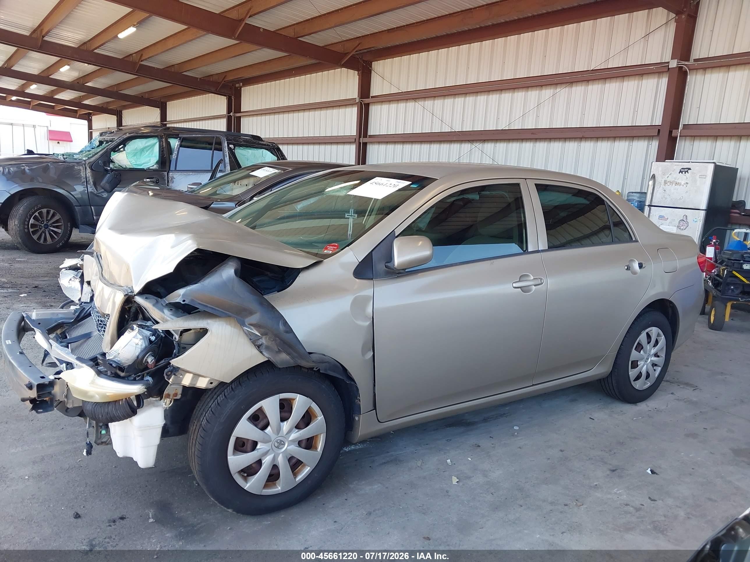 2009 Toyota Corolla Le Tan vin: 1NXBU40E09Z050558