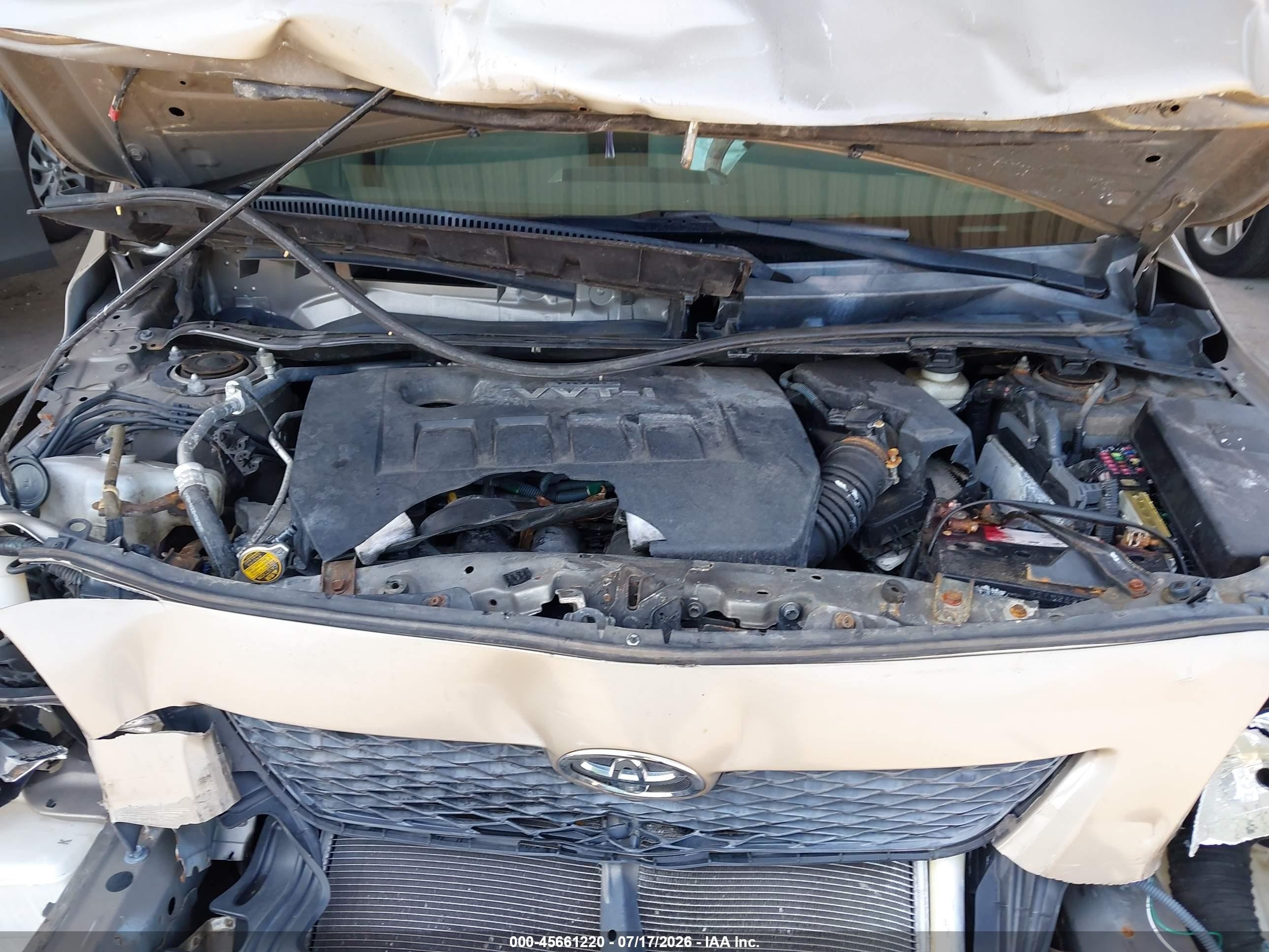 2009 Toyota Corolla Le Tan vin: 1NXBU40E09Z050558