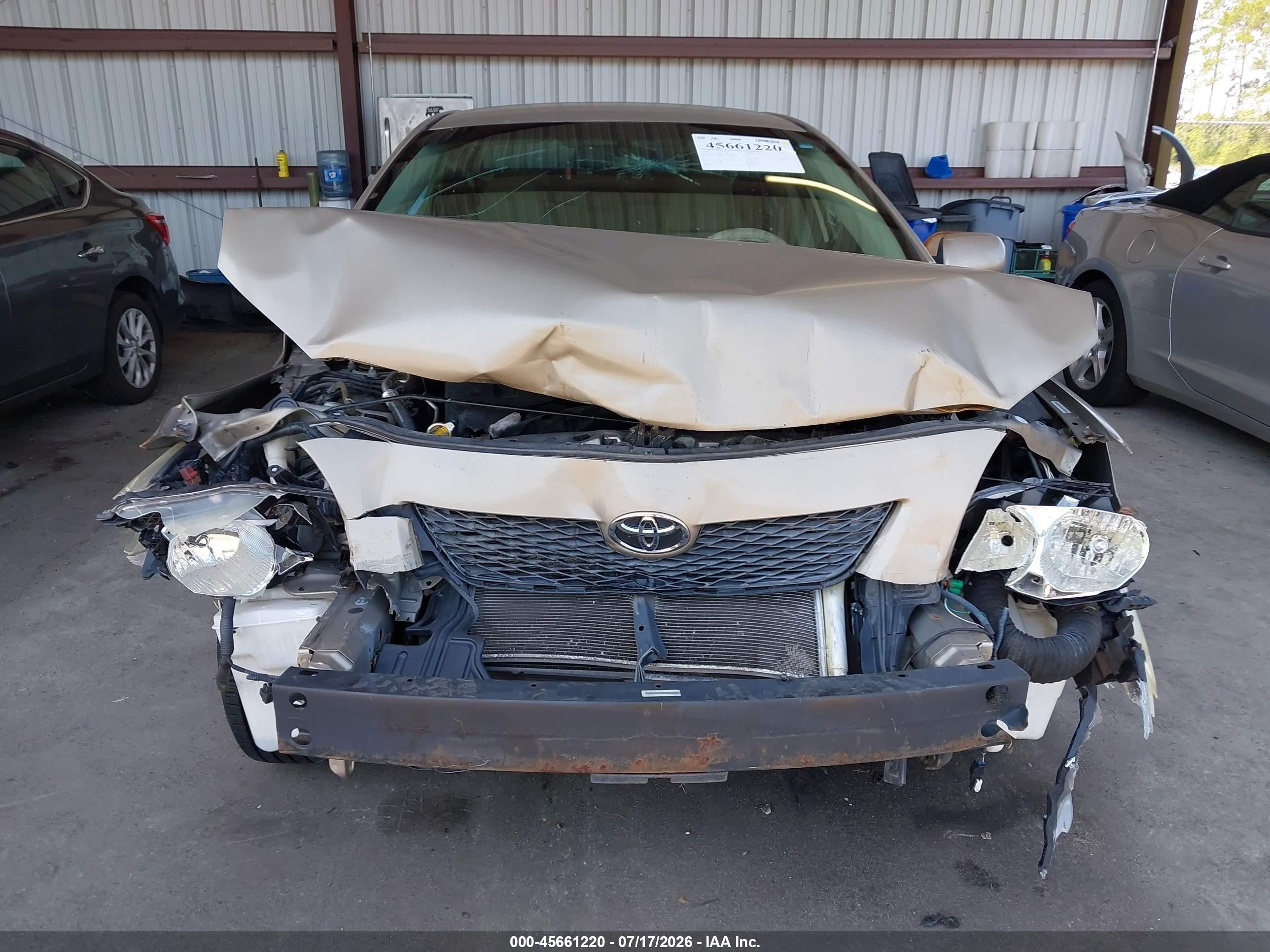 2009 Toyota Corolla Le Tan vin: 1NXBU40E09Z050558