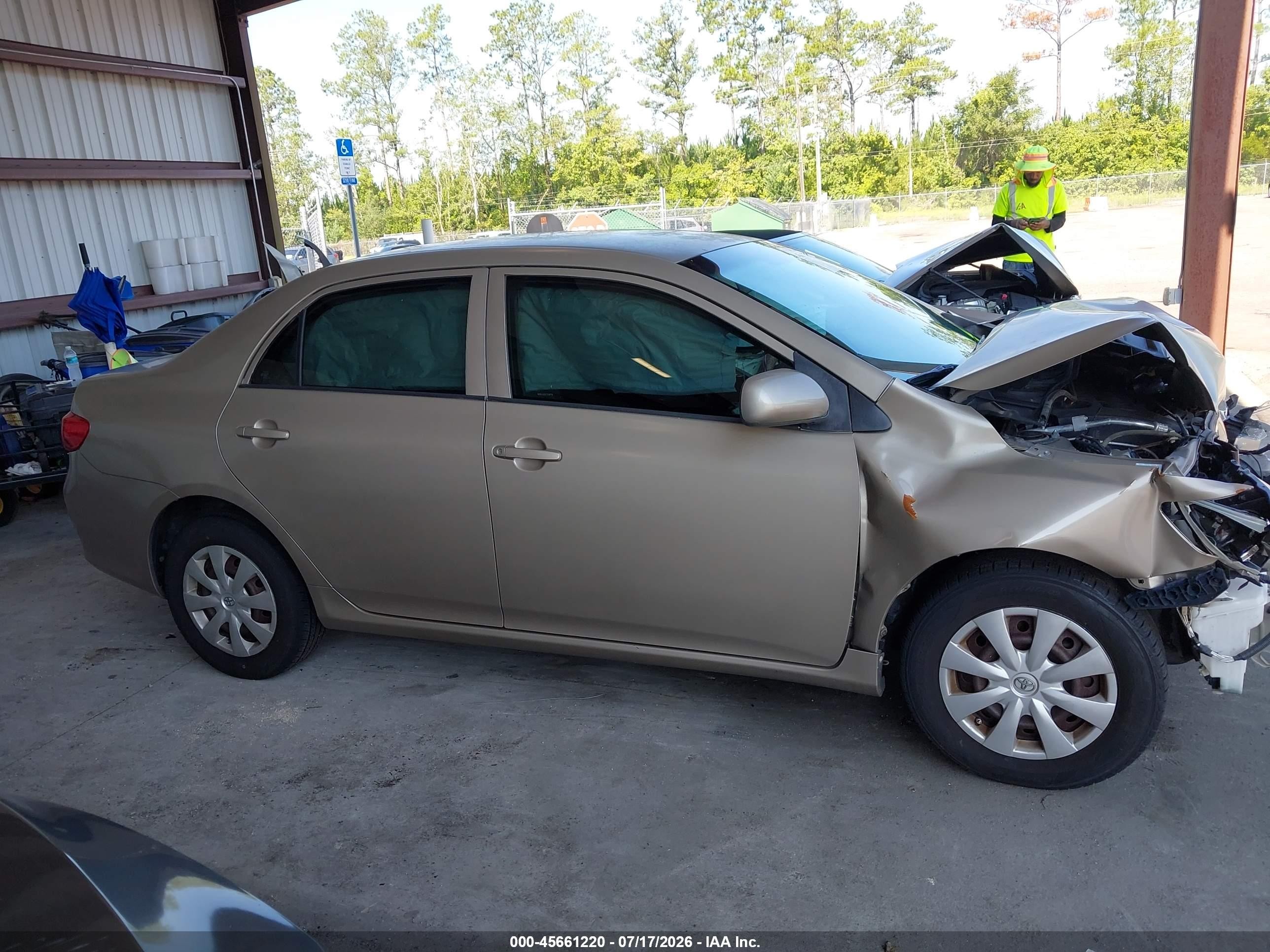 2009 Toyota Corolla Le Tan vin: 1NXBU40E09Z050558