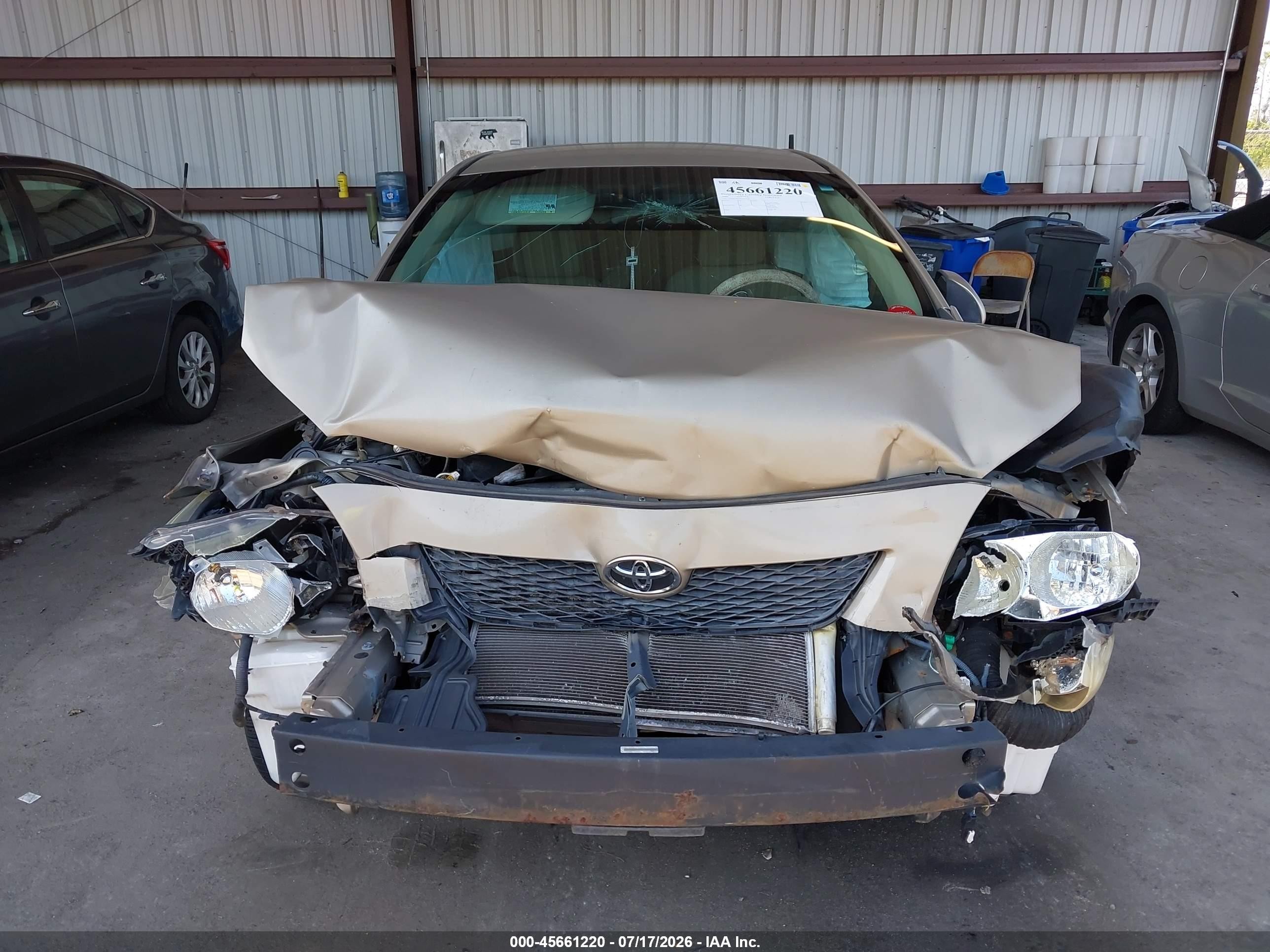 2009 Toyota Corolla Le Tan vin: 1NXBU40E09Z050558