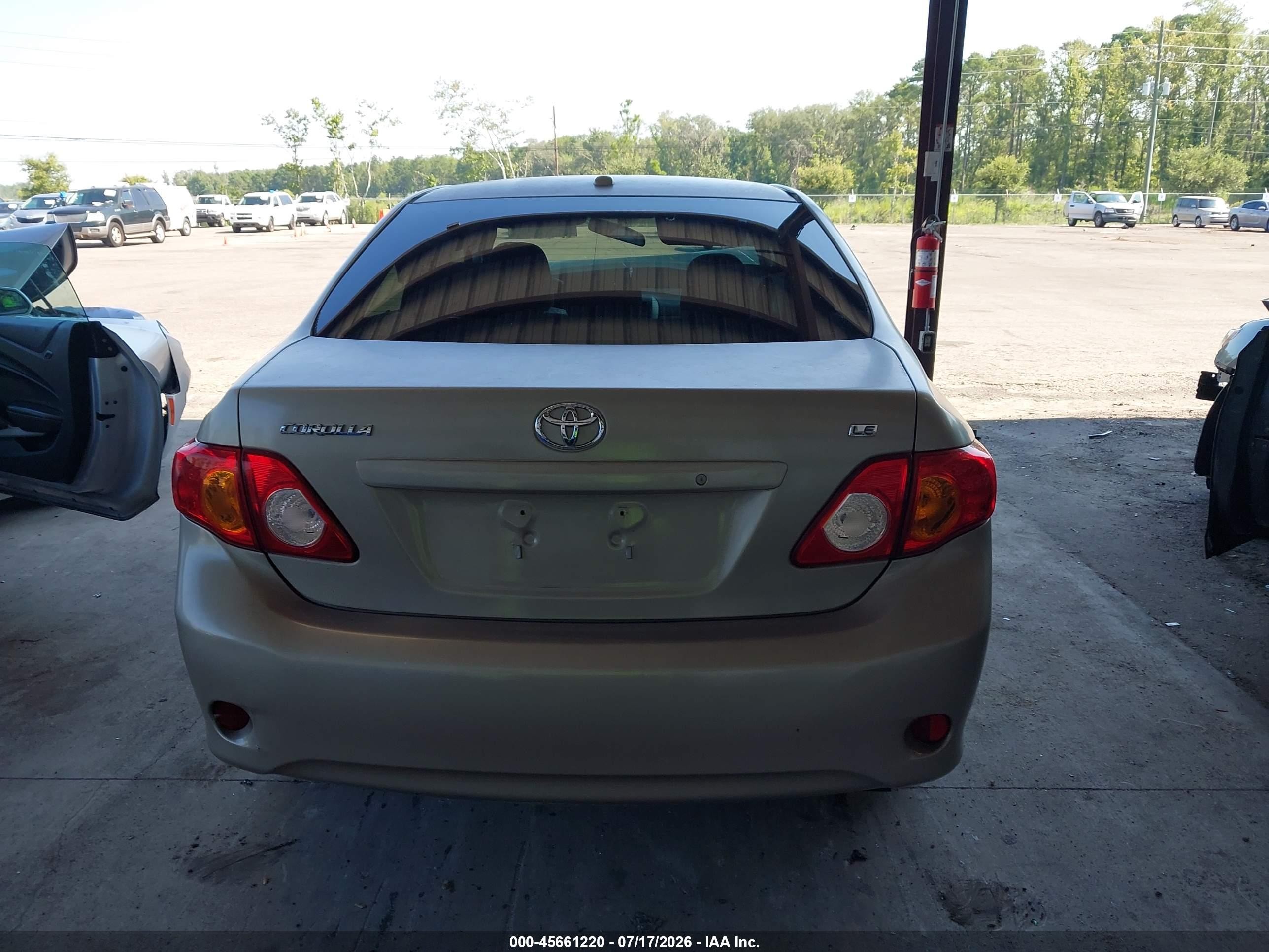 2009 Toyota Corolla Le Tan vin: 1NXBU40E09Z050558