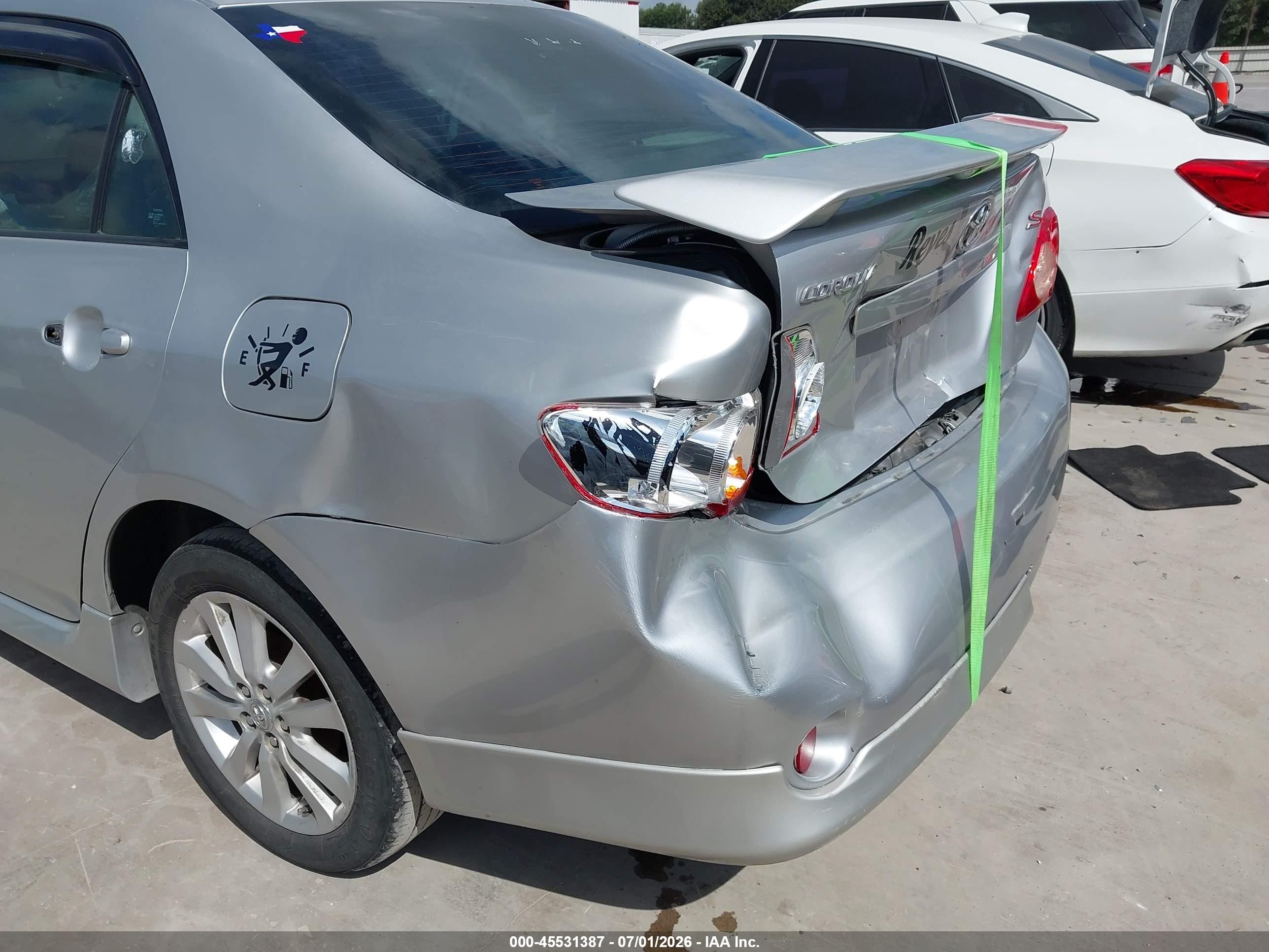 2009 Toyota Corolla S Серебряный vin: 1NXBU40E09Z099954