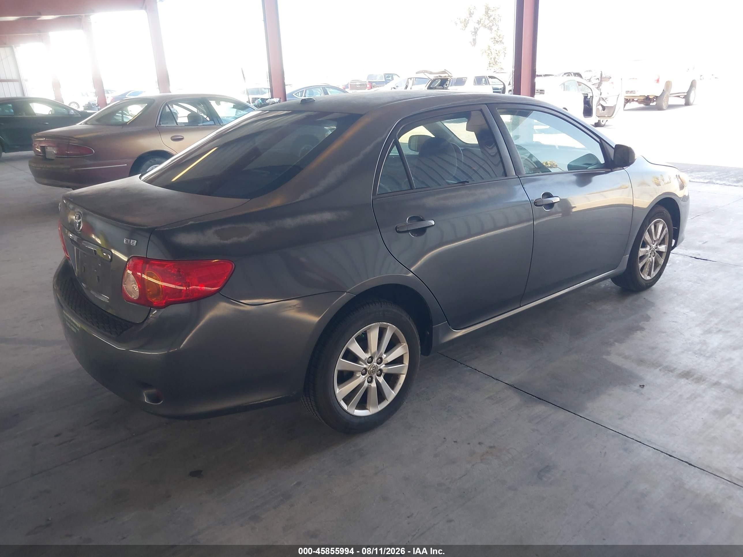 2009 Toyota Corolla Xle Light Blue vin: 1NXBU40E09Z113299