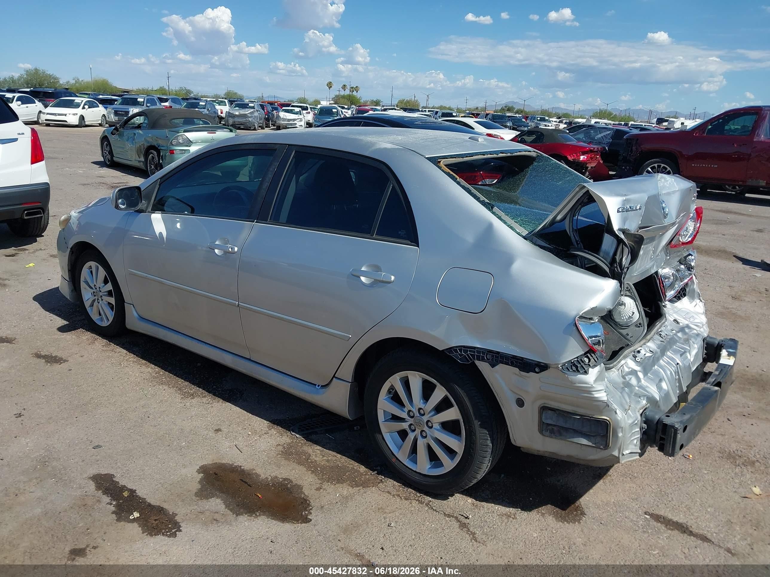 2009 Toyota Corolla S Серебряный vin: 1NXBU40E09Z122763