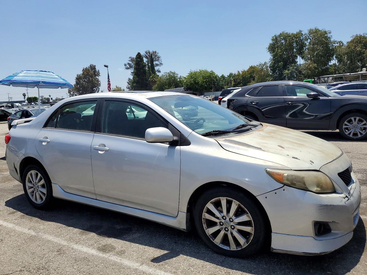 2009 Toyota Corolla S Silver vin: 1NXBU40E09Z127171