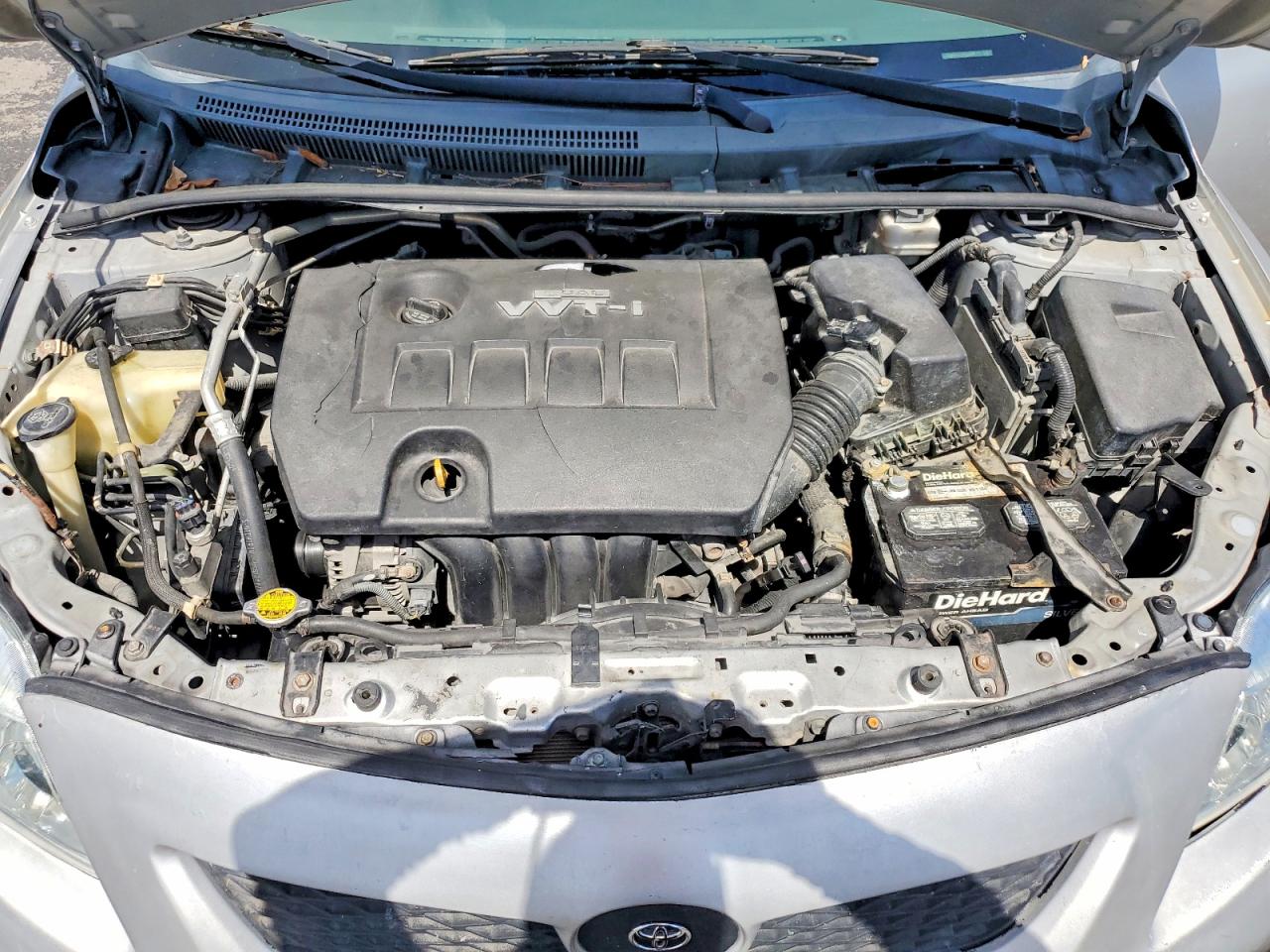2009 Toyota Corolla Le Silver vin: 1NXBU40E09Z132211