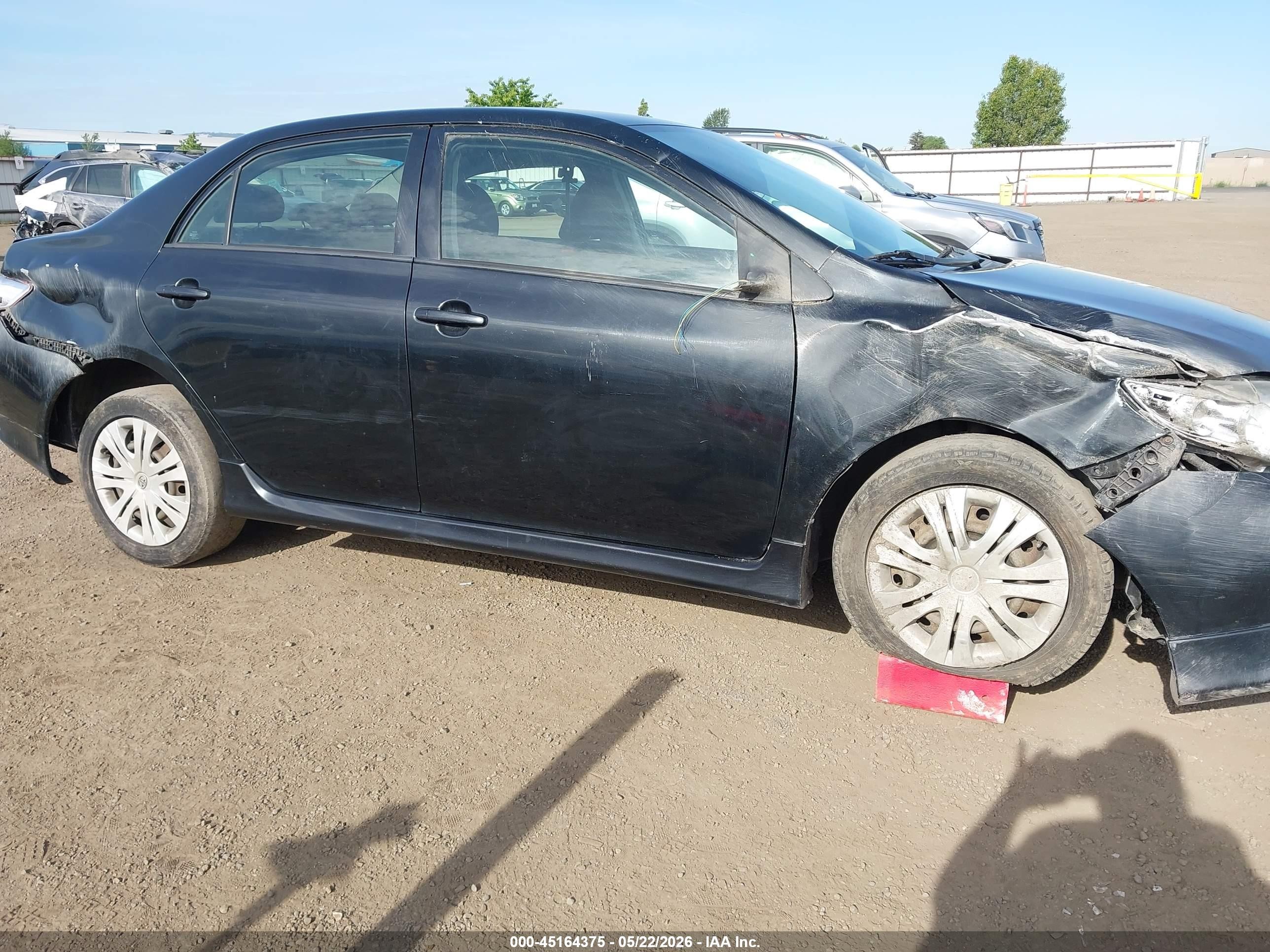 2009 Toyota Corolla S Black vin: 1NXBU40E09Z142818