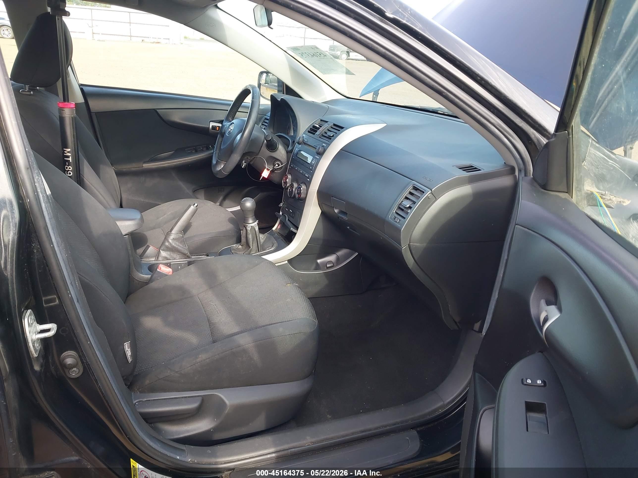 2009 Toyota Corolla S Black vin: 1NXBU40E09Z142818