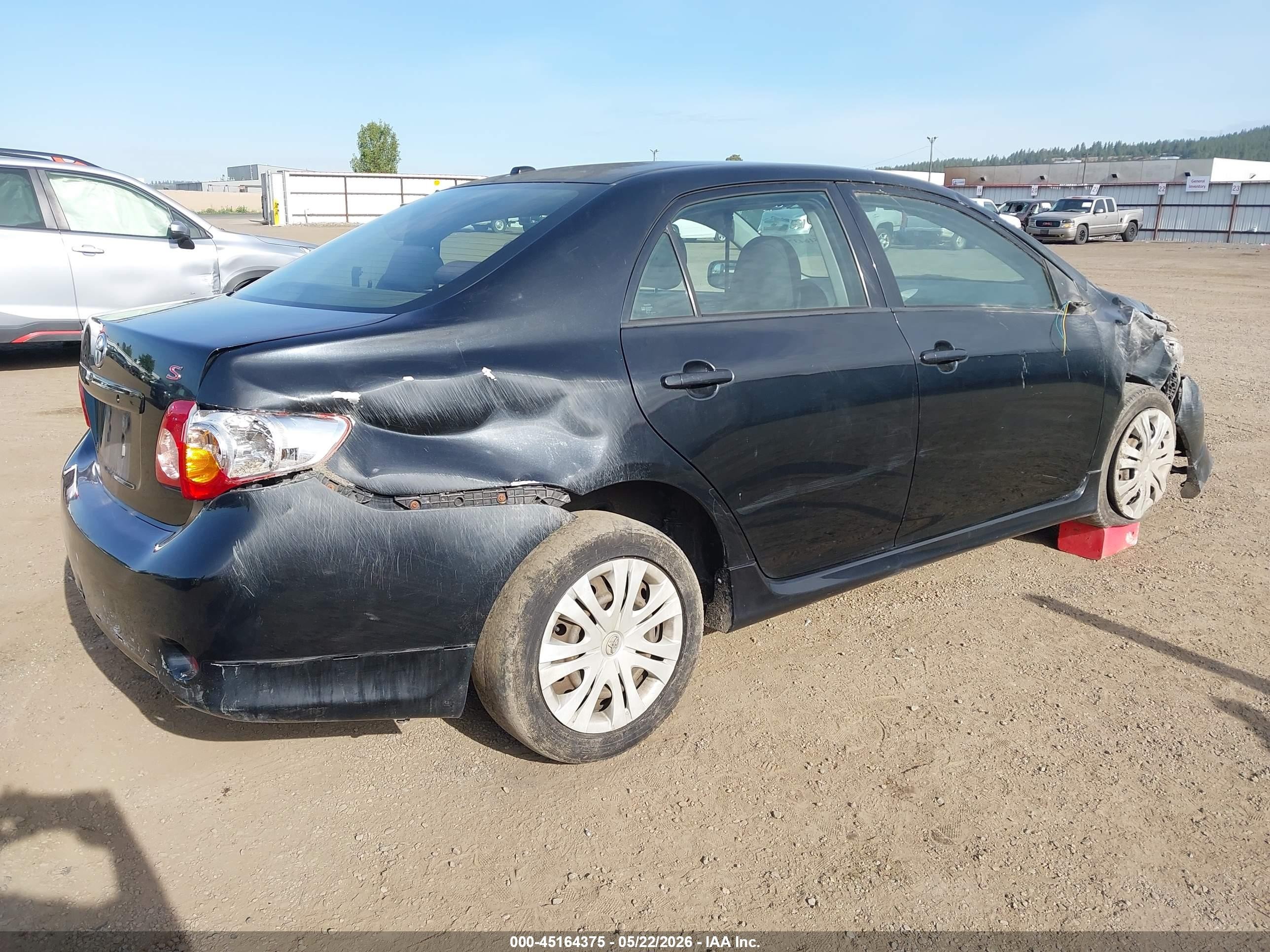 2009 Toyota Corolla S Black vin: 1NXBU40E09Z142818