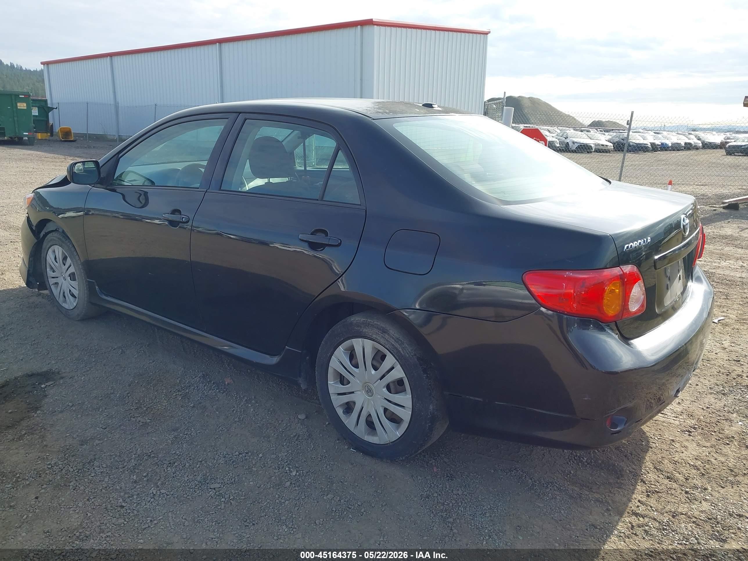 2009 Toyota Corolla S Black vin: 1NXBU40E09Z142818