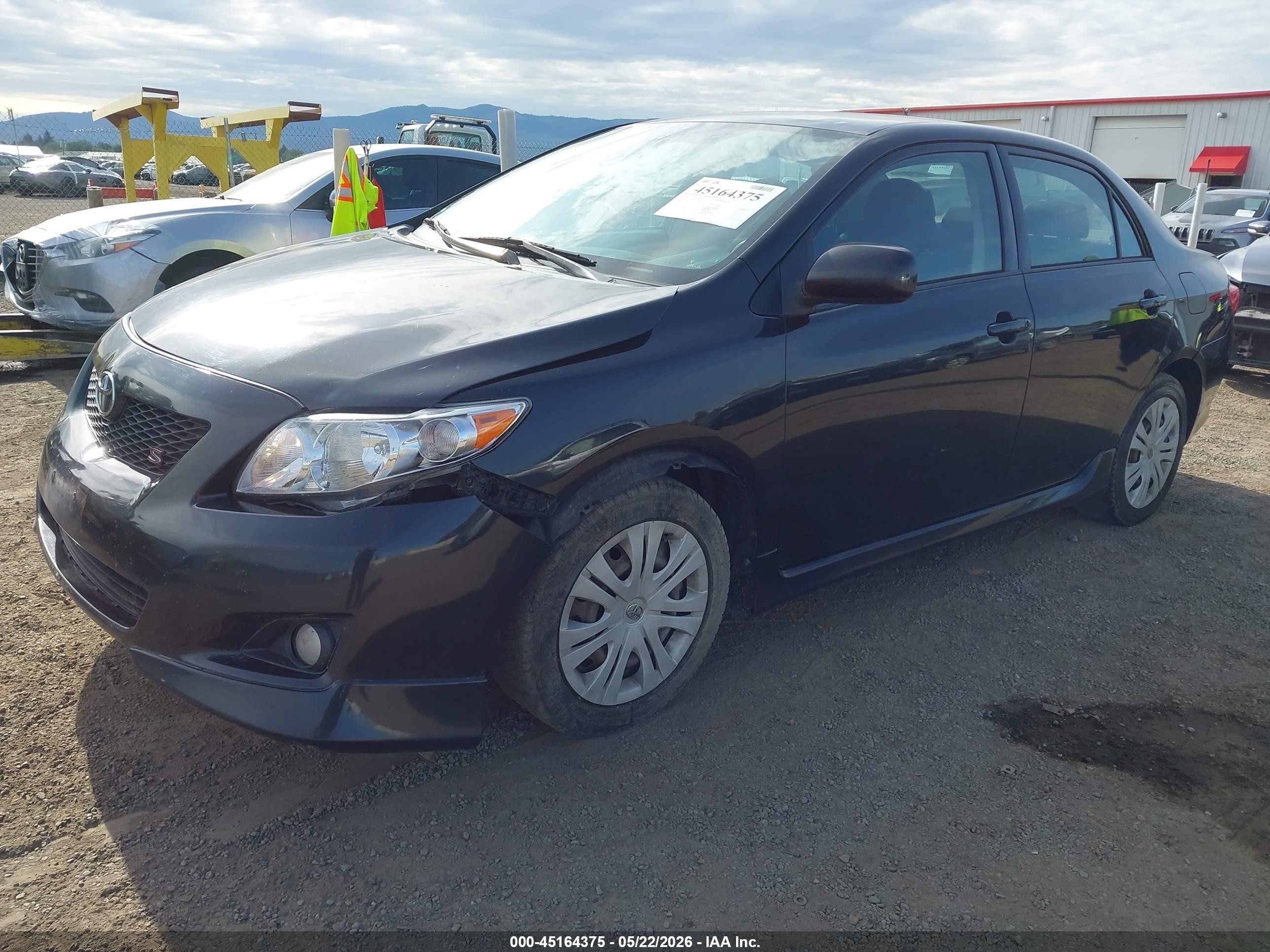 2009 Toyota Corolla S Black vin: 1NXBU40E09Z142818