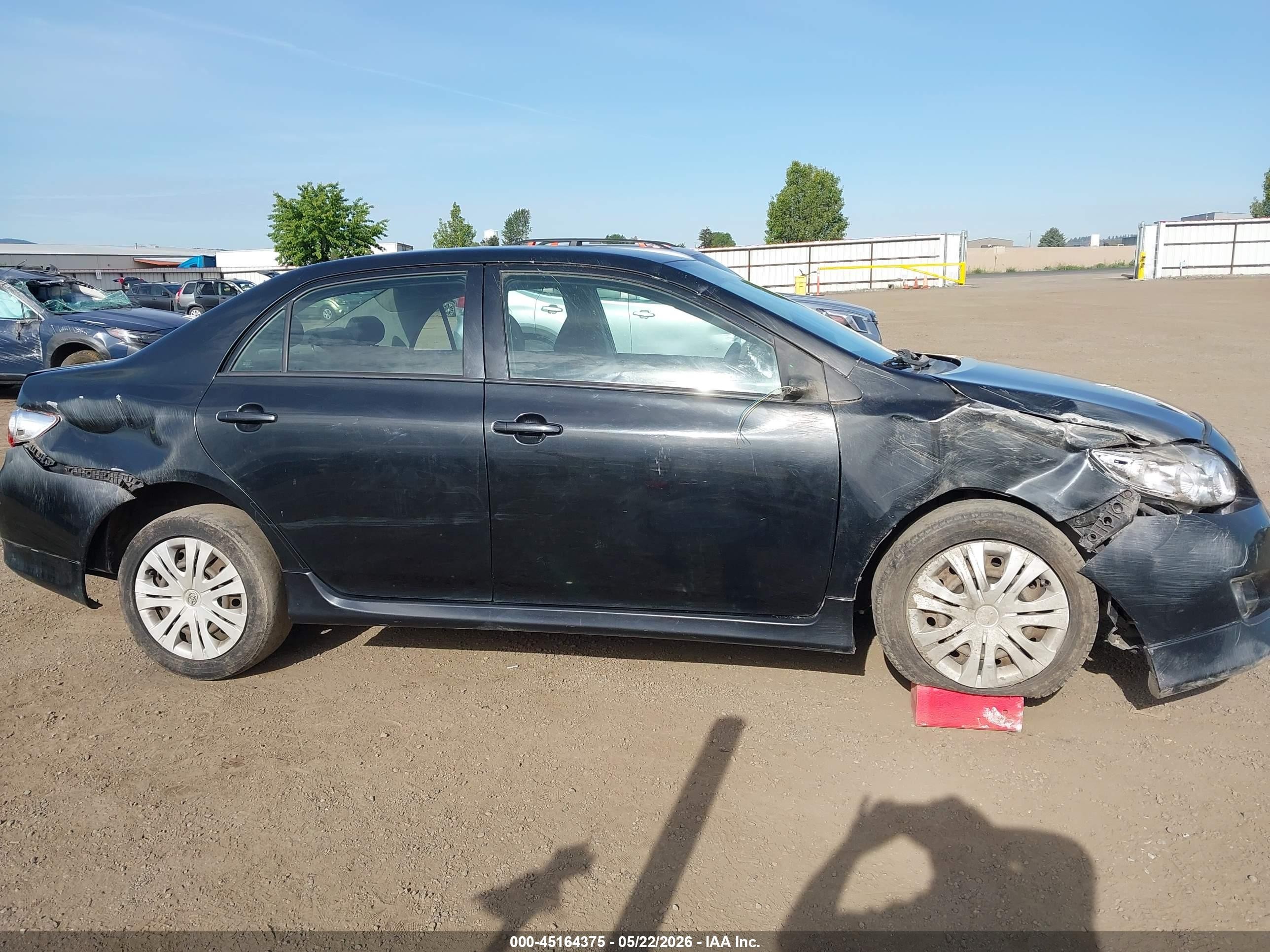 2009 Toyota Corolla S Black vin: 1NXBU40E09Z142818